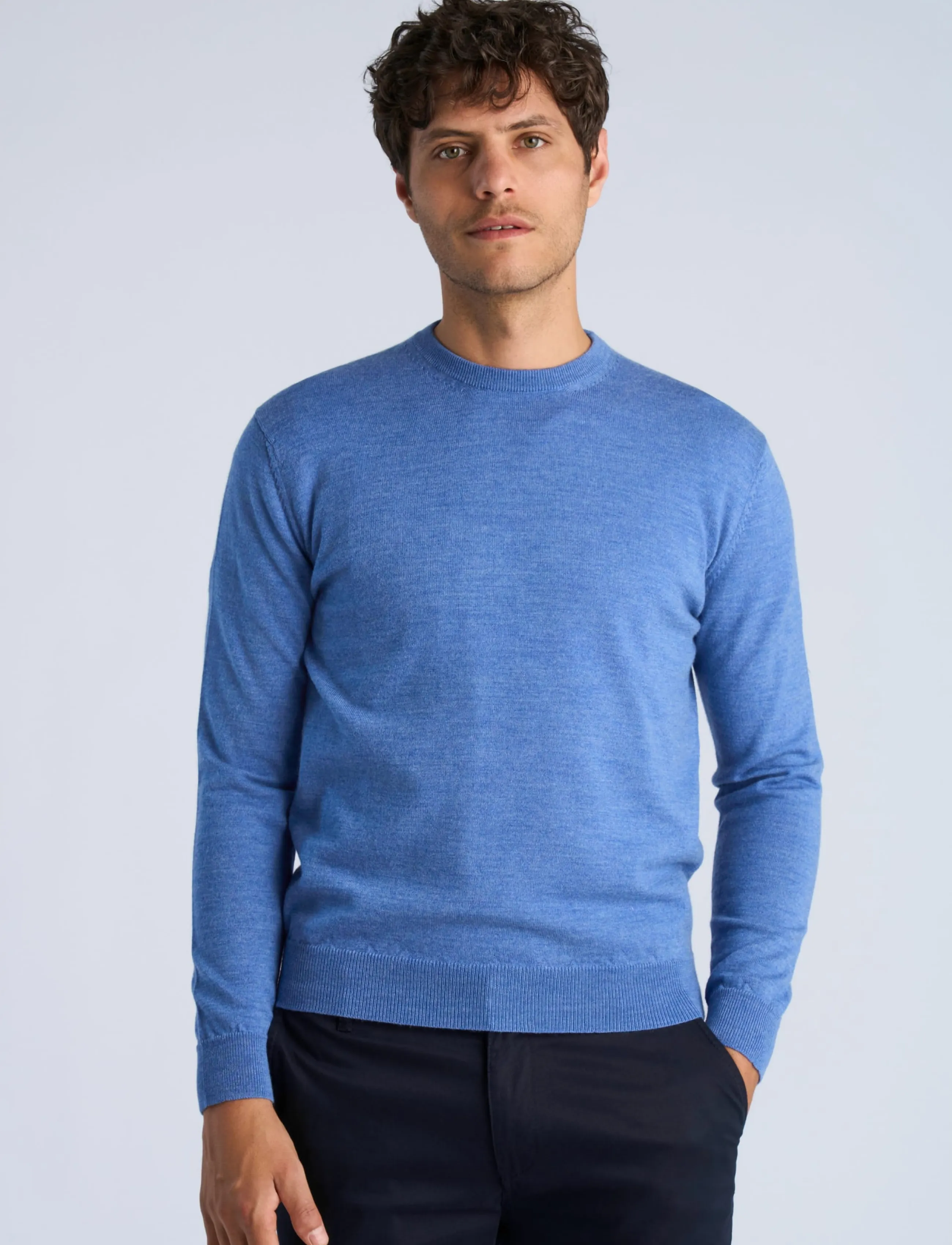 Lindbergh - JERSEY REDONDO - sügisesed riided - mid blue - 3