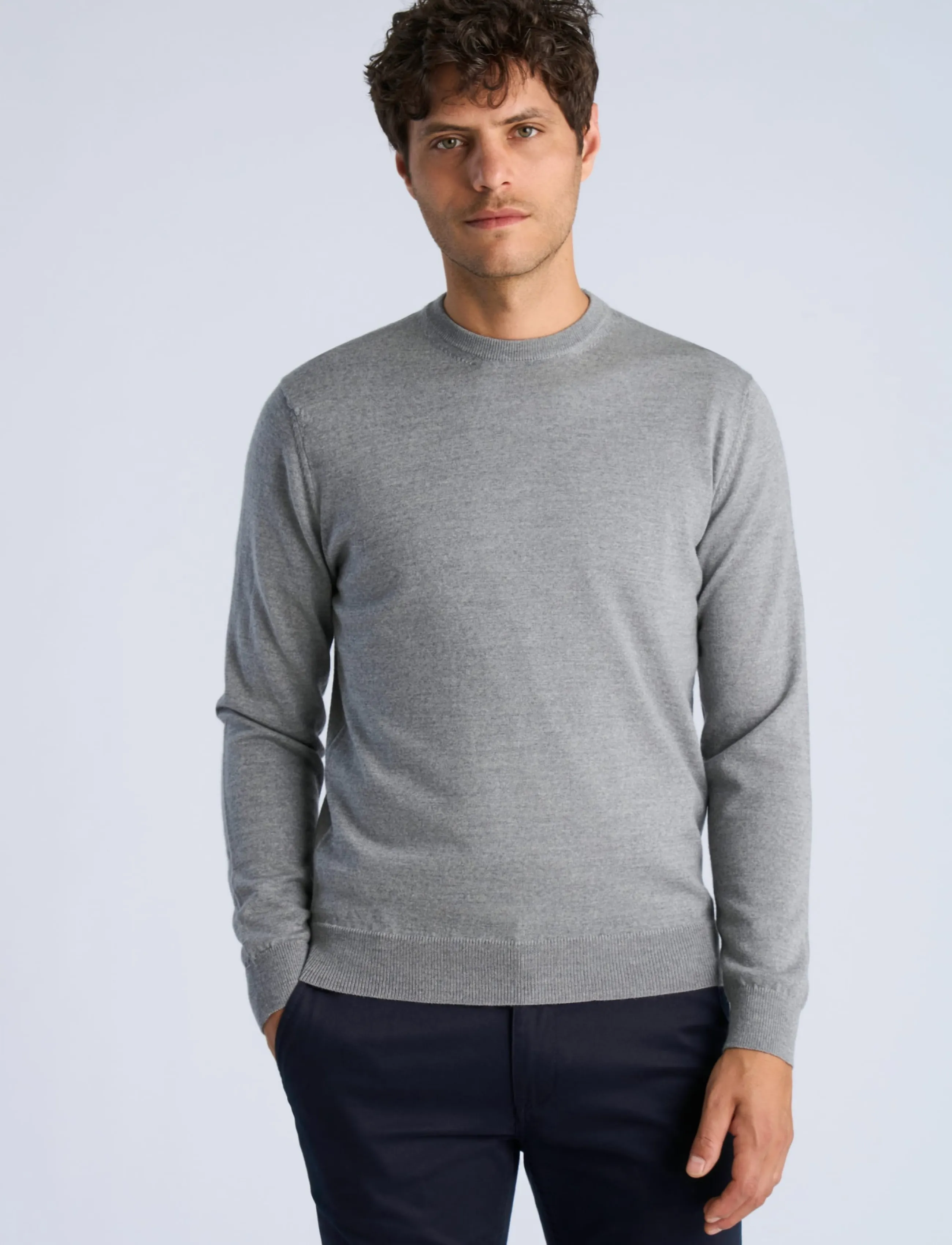 Lindbergh - JERSEY REDONDO - sügisesed riided - mid grey - 3