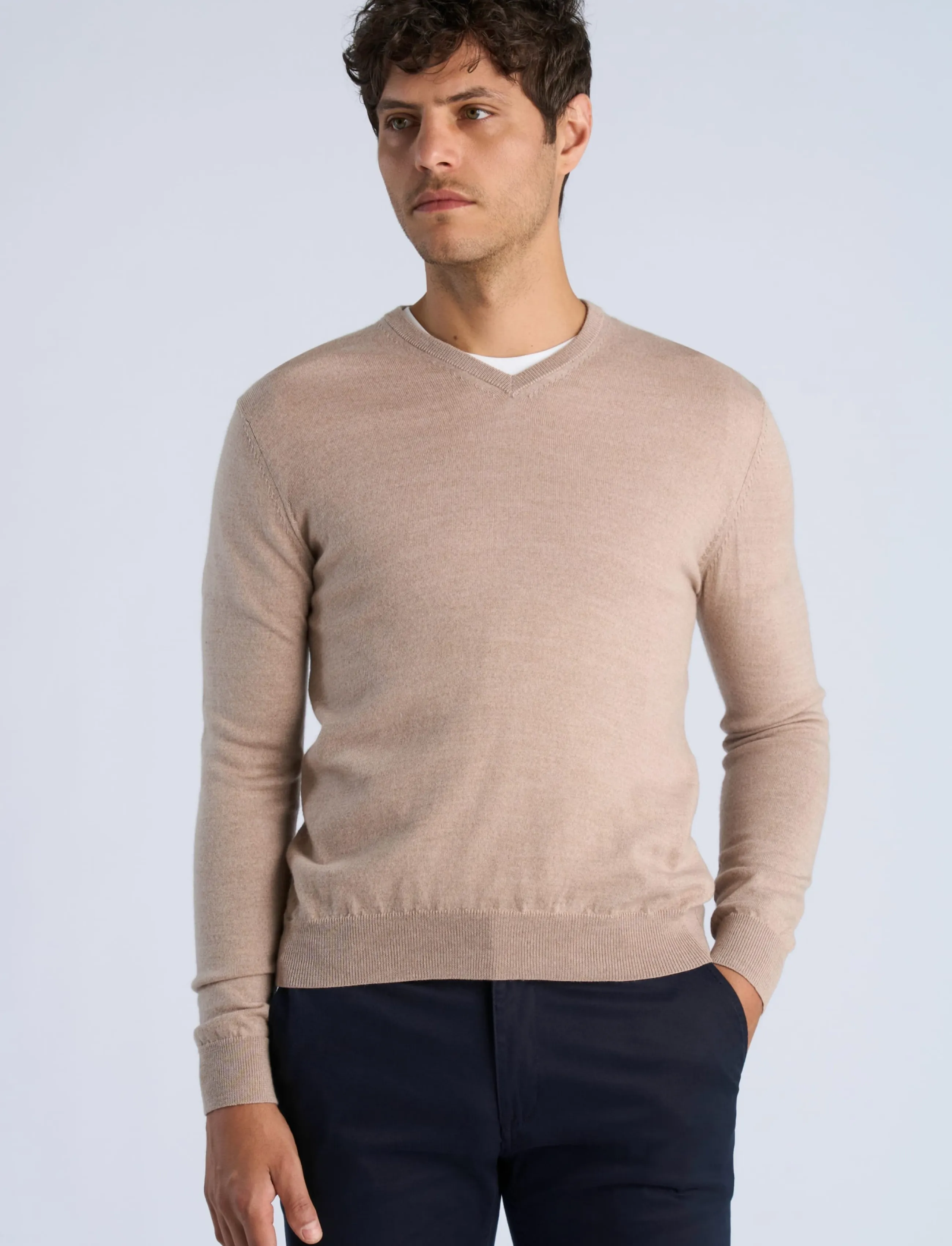 Lindbergh - PICO MERINO - efterårstøj - beige - 3