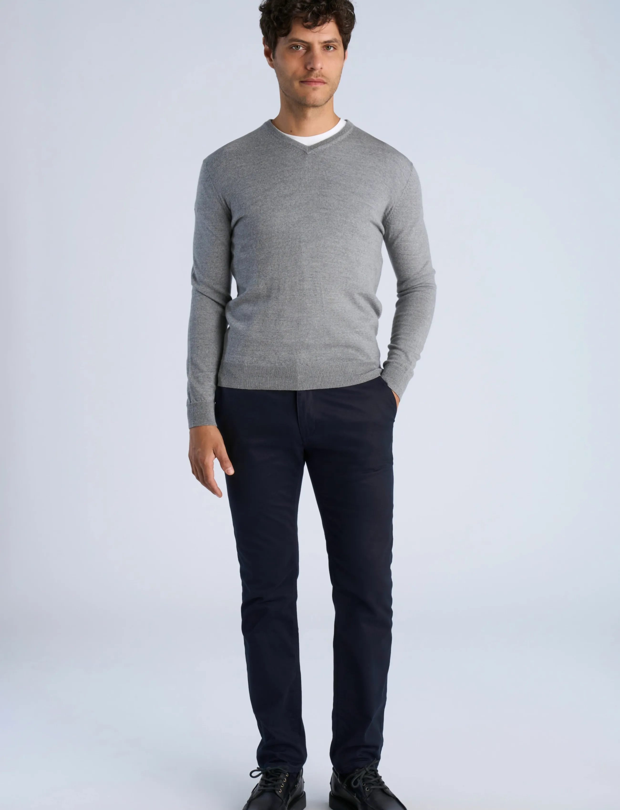 Lindbergh - PICO MERINO - höstkläder - light grey - 0