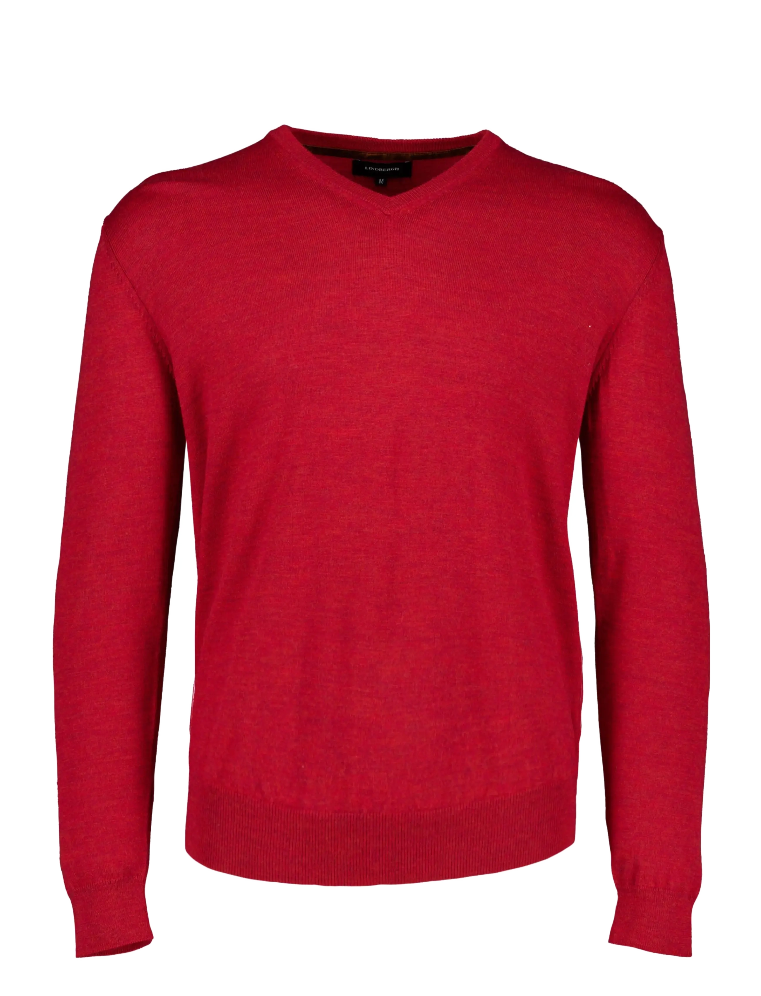 Lindbergh PICO MERINO - Knitted V-necks - RED / red