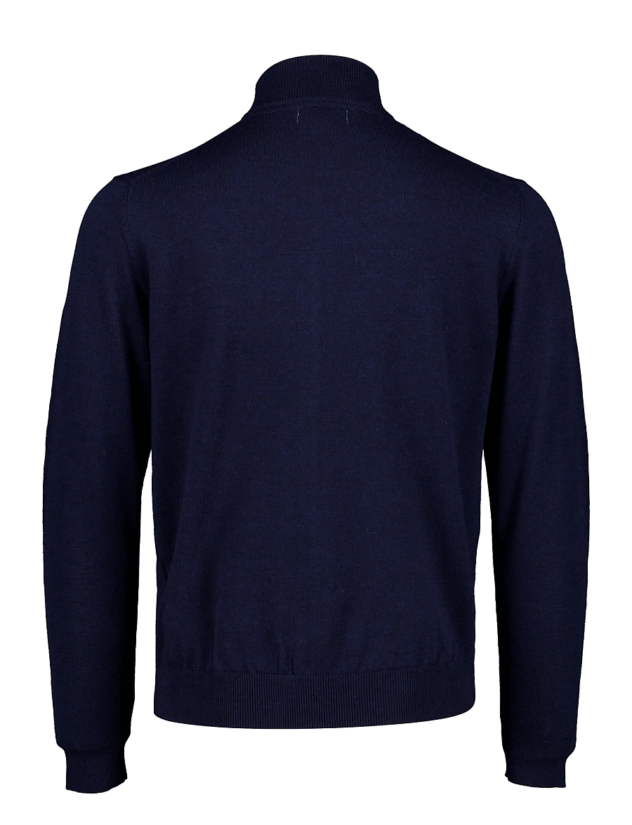 Lindbergh - CHAQUETA CREMALLERA - fullzip strik - navy - 2
