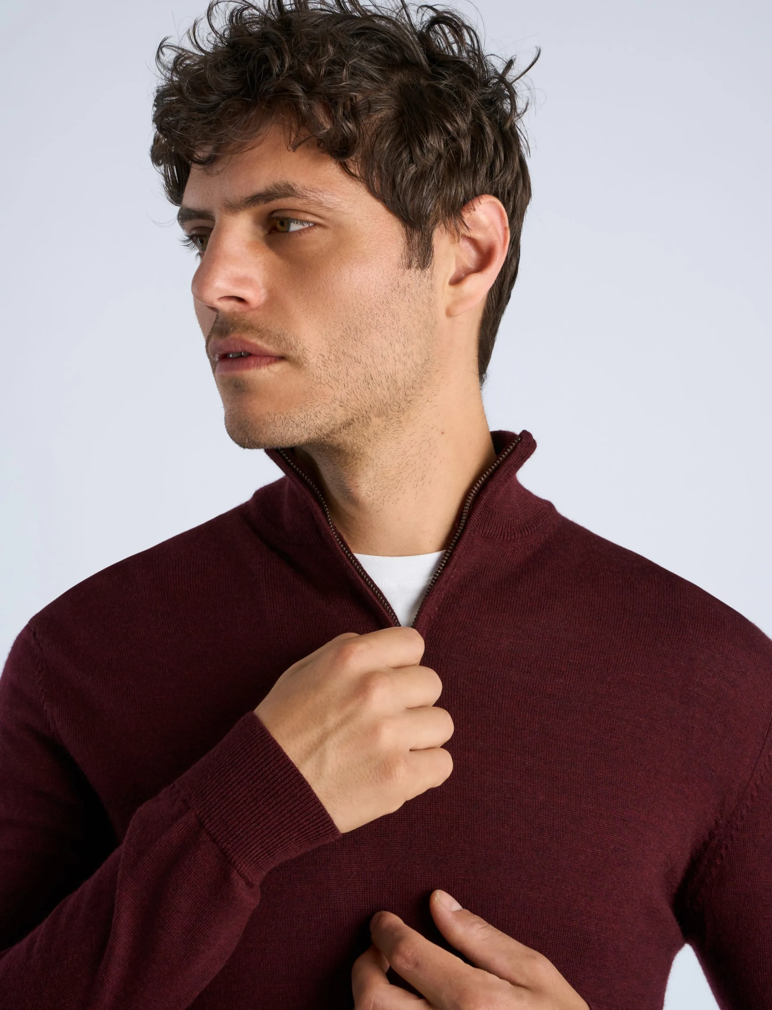 Lindbergh - SEMICISNE CREMALLERA - herbstliche kleidung - dark wine - 5