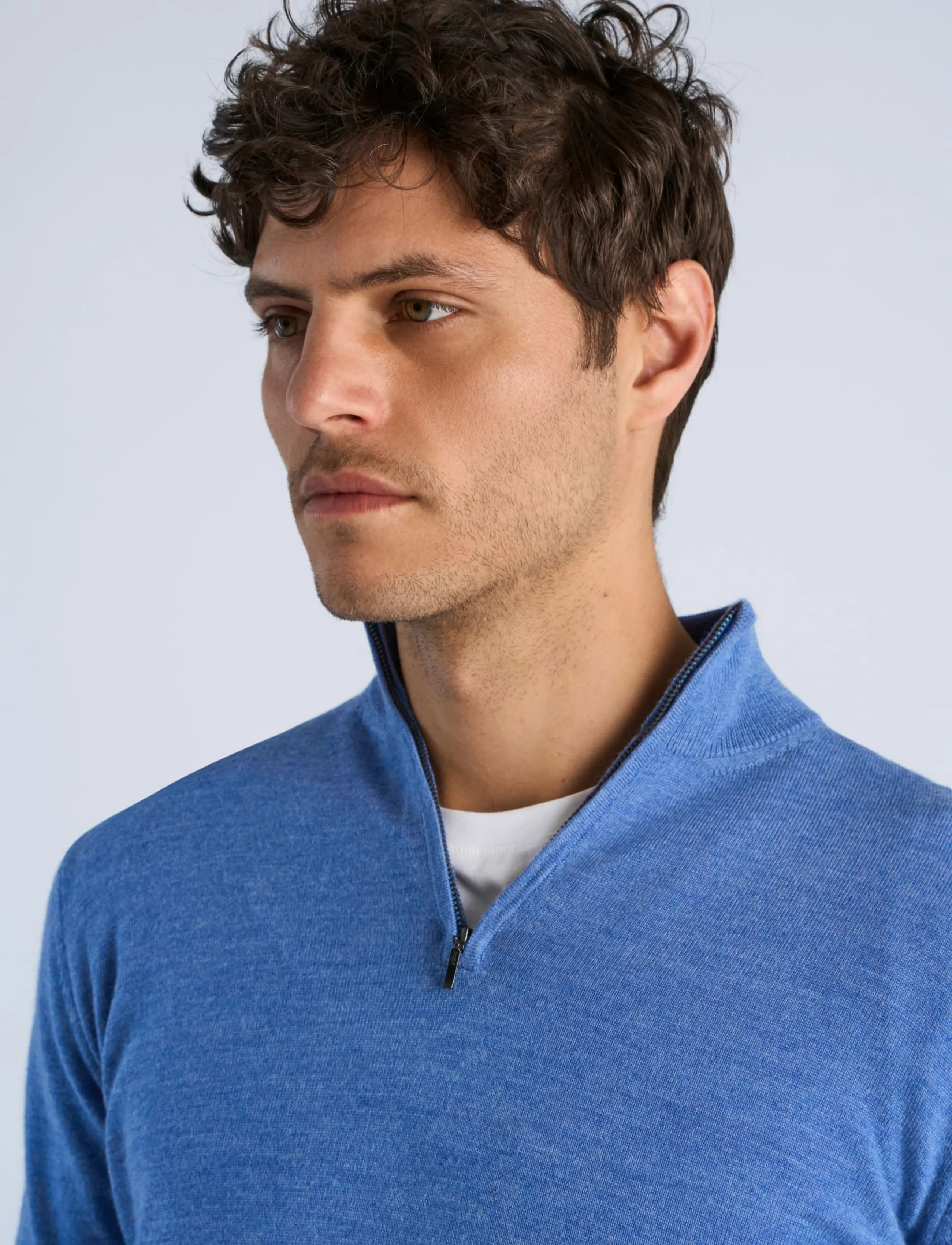 Lindbergh - SEMICISNE CREMALLERA - autumn clothing - mid blue - 5