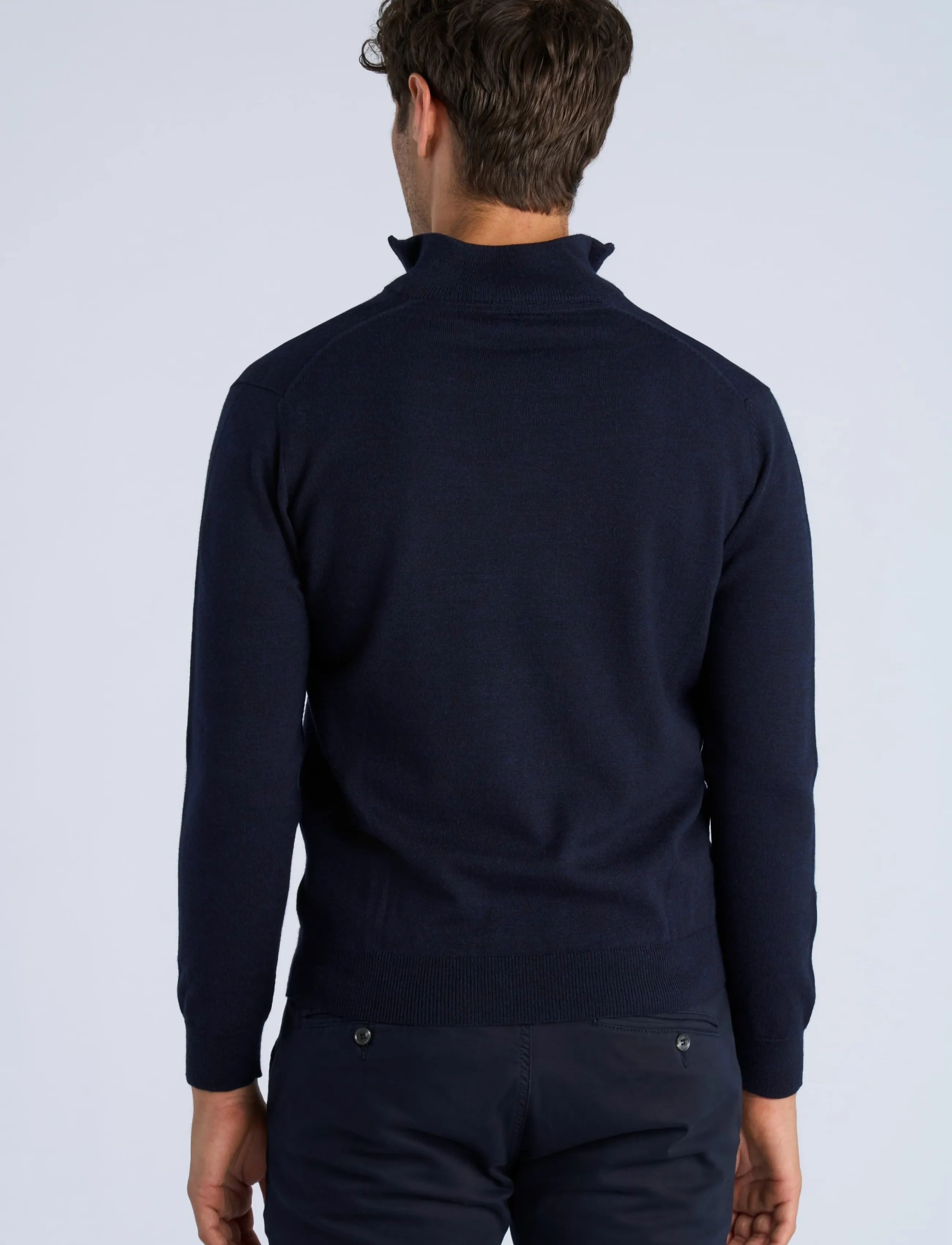 Lindbergh - SEMICISNE CREMALLERA - herbstliche kleidung - navy - 4