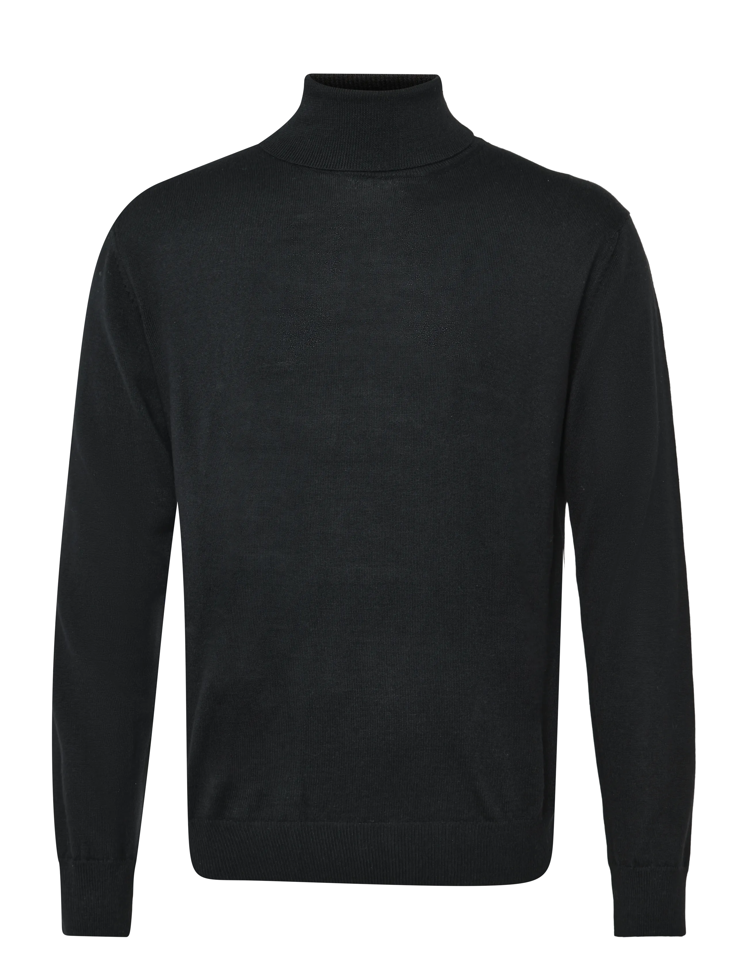 Lindbergh JERSEY CISNE MERINO - Kõrge kaelusega džemprid - BLACK / black