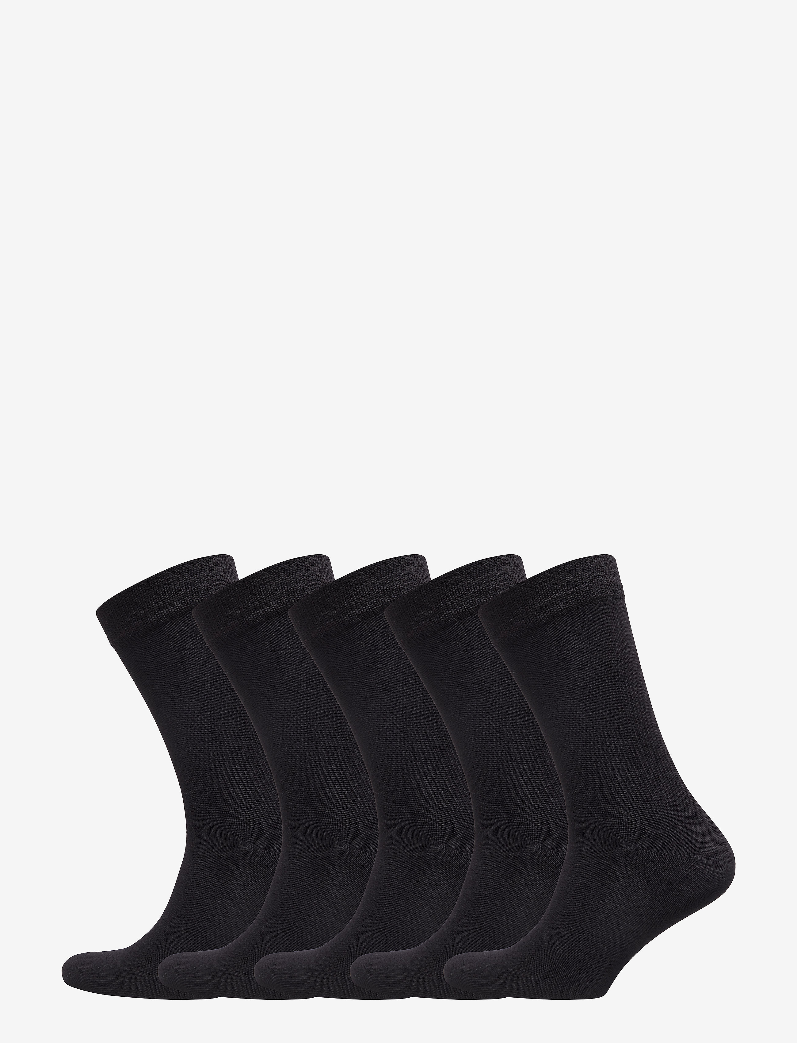 Lindbergh Bamboo Sock 5 Pack, 40-47, Socks, Schwarz - Regular Männerswear