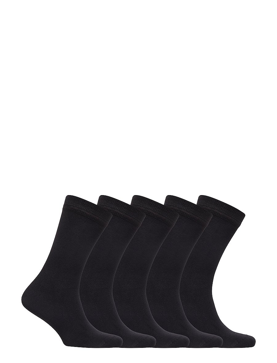 Lindbergh - Bamboo sock 5 pack - sokker - black - 1