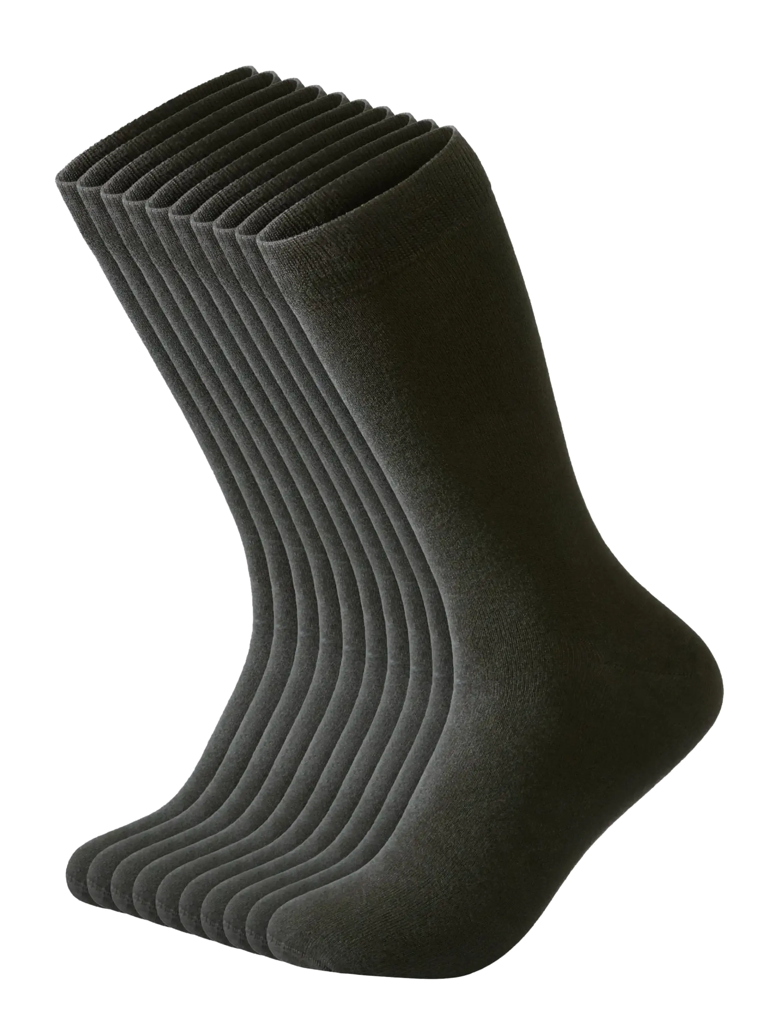 Lindbergh Bamboo Basic Sock 10 Pack, Mænd, Basis 10-Pak Strømper, Sort, Str: 40-47