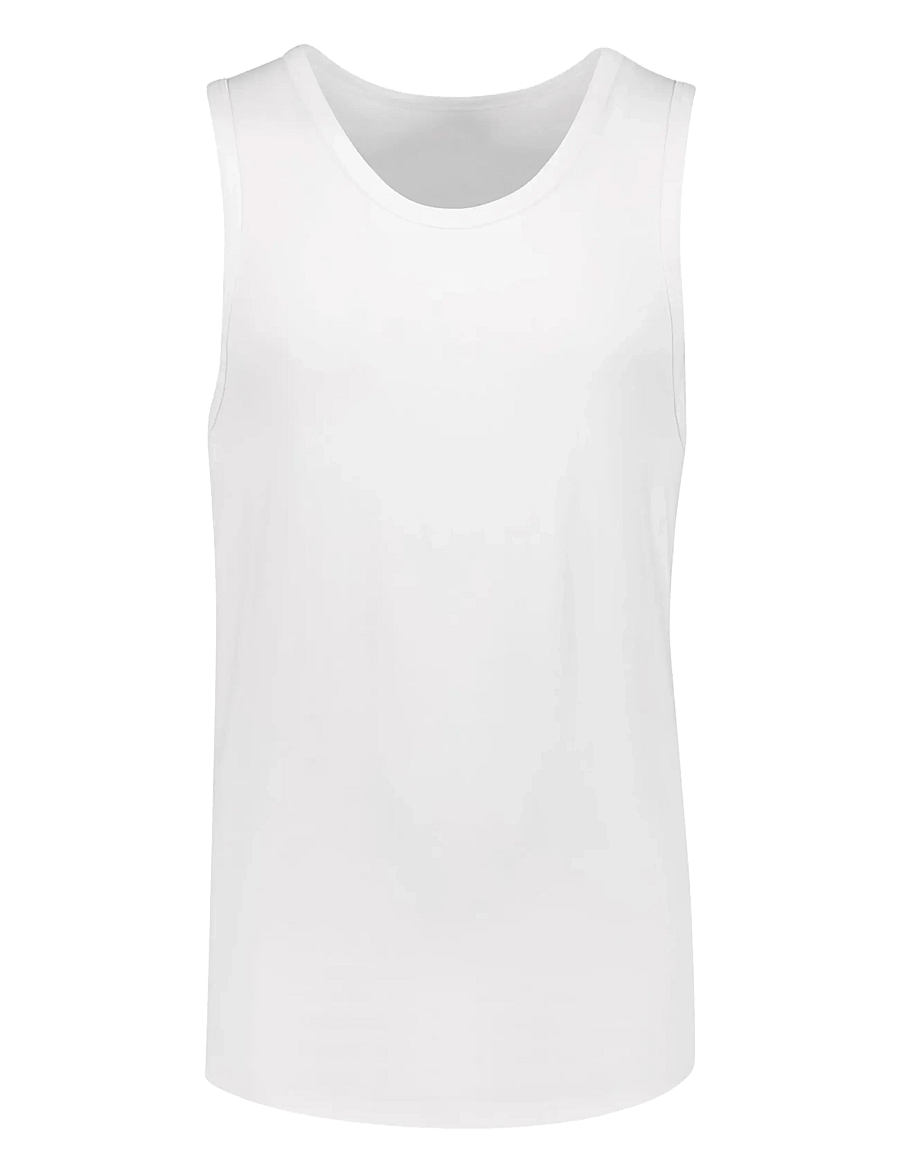 Lindbergh - 2 pack bamboo tank top - tanktops - white - 1