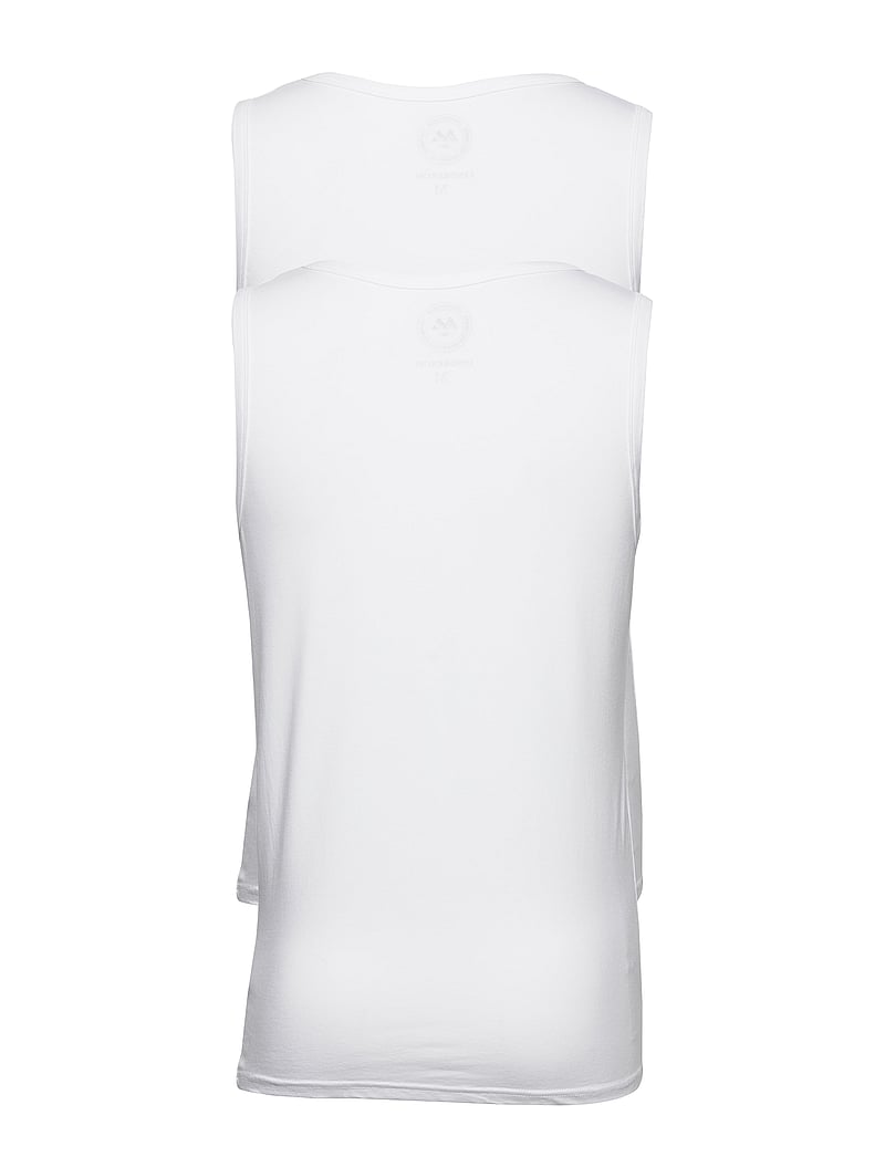 Lindbergh - 2 pack bamboo tank top - linnen - white - 1