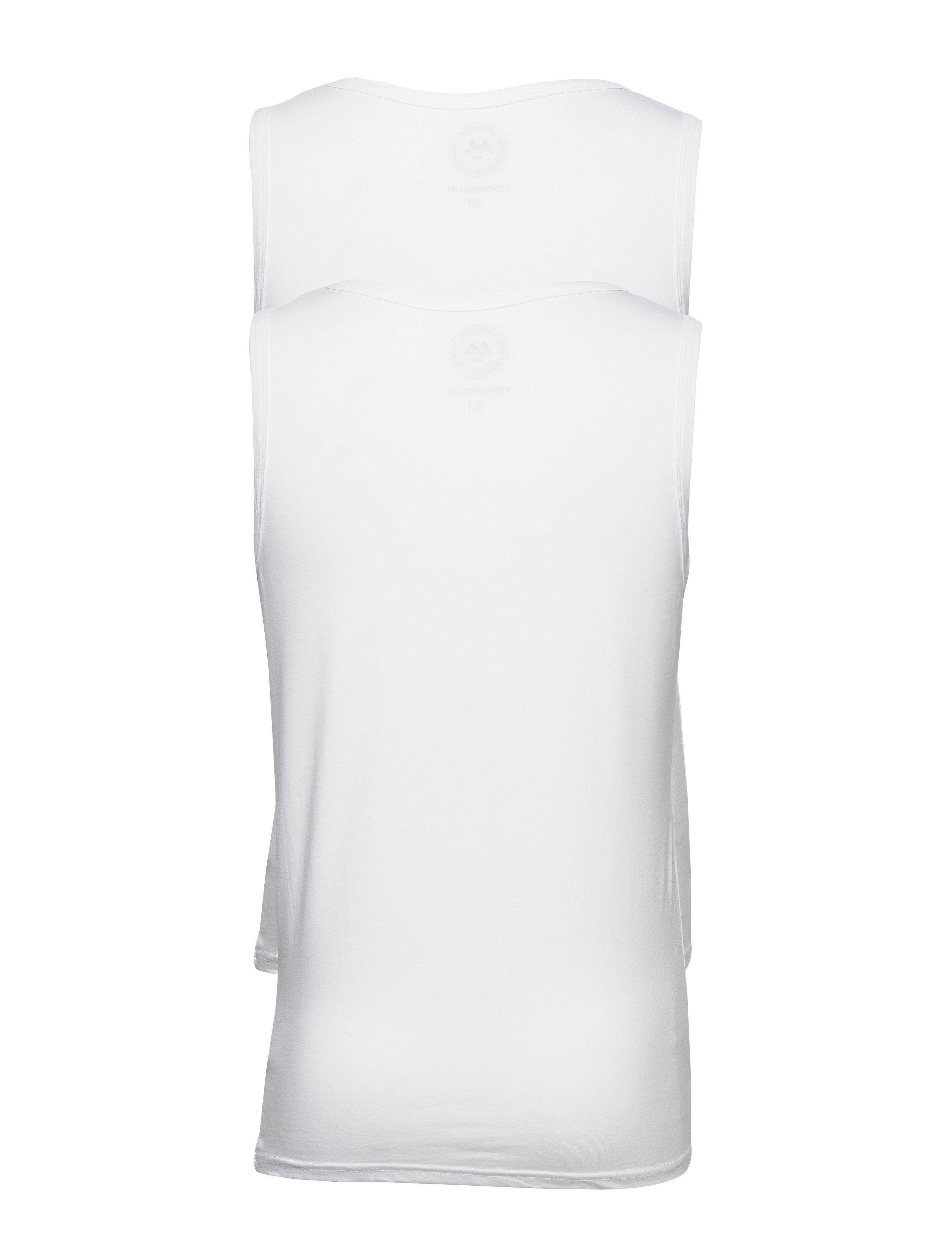Lindbergh - 2 pack bamboo tank top - madalaimad hinnad - white - 1