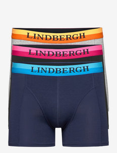Neon waistband bamboo boxers 3-pack, Lindbergh