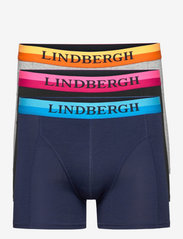 Lindbergh - Neon waistband bamboo boxers 3-pack - bokserit - mixed - 0