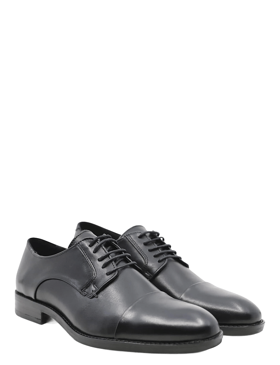 Lindbergh - Classic leather shoe - oxford shoes - black - 0