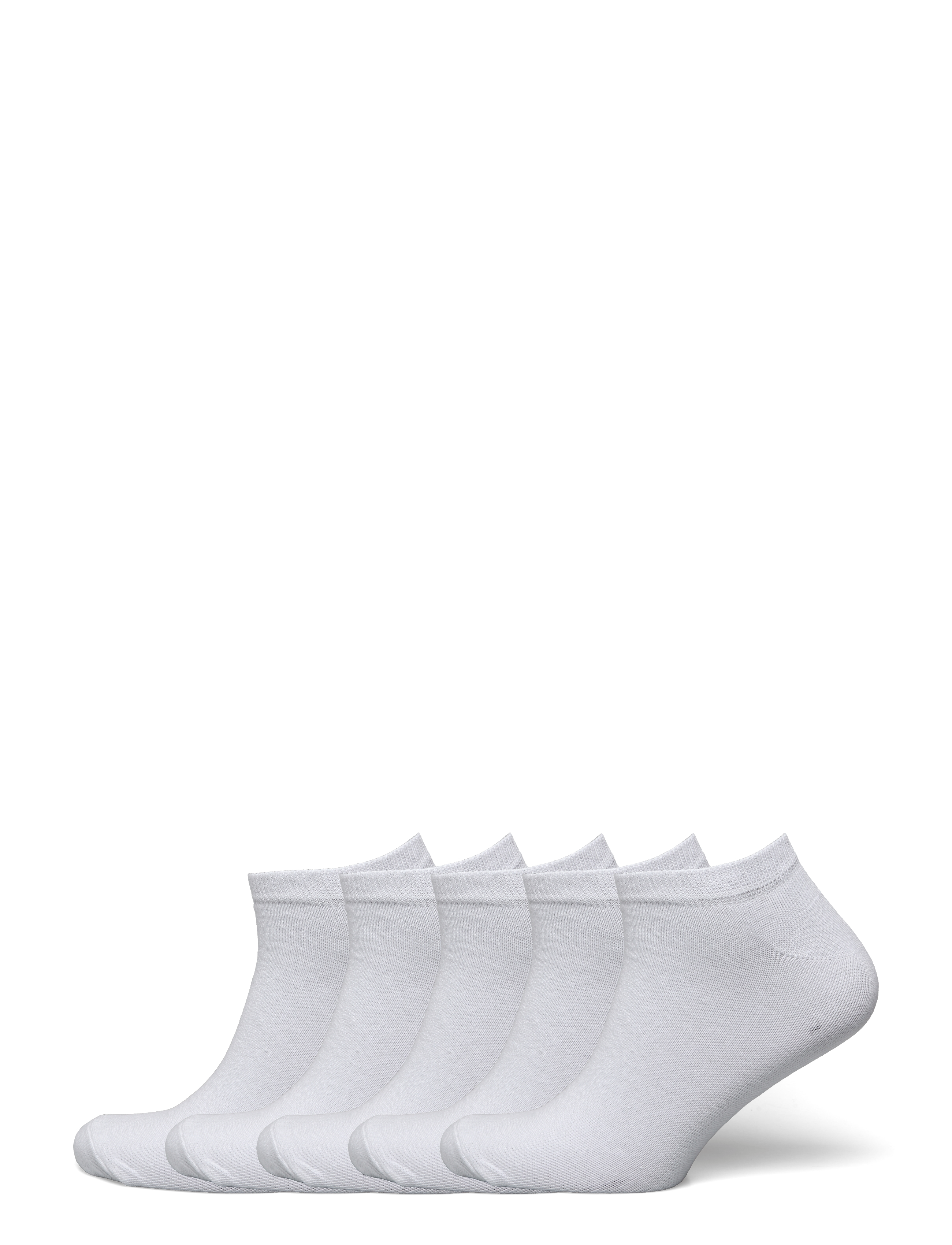Lindbergh 5 pk low cut sock - Undertøy - WHITE / white