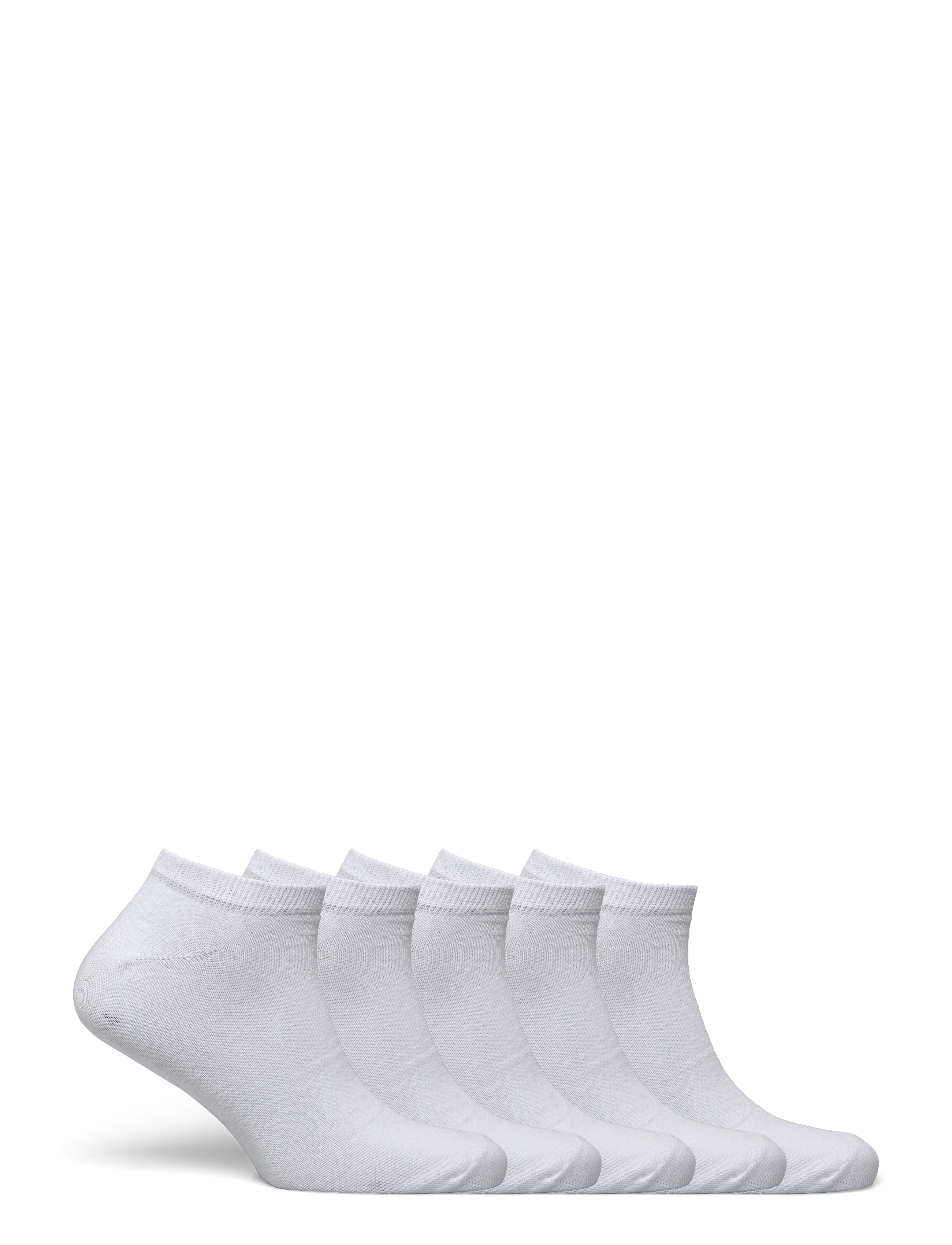Lindbergh - 5 pk low cut sock - laveste priser - white - 1