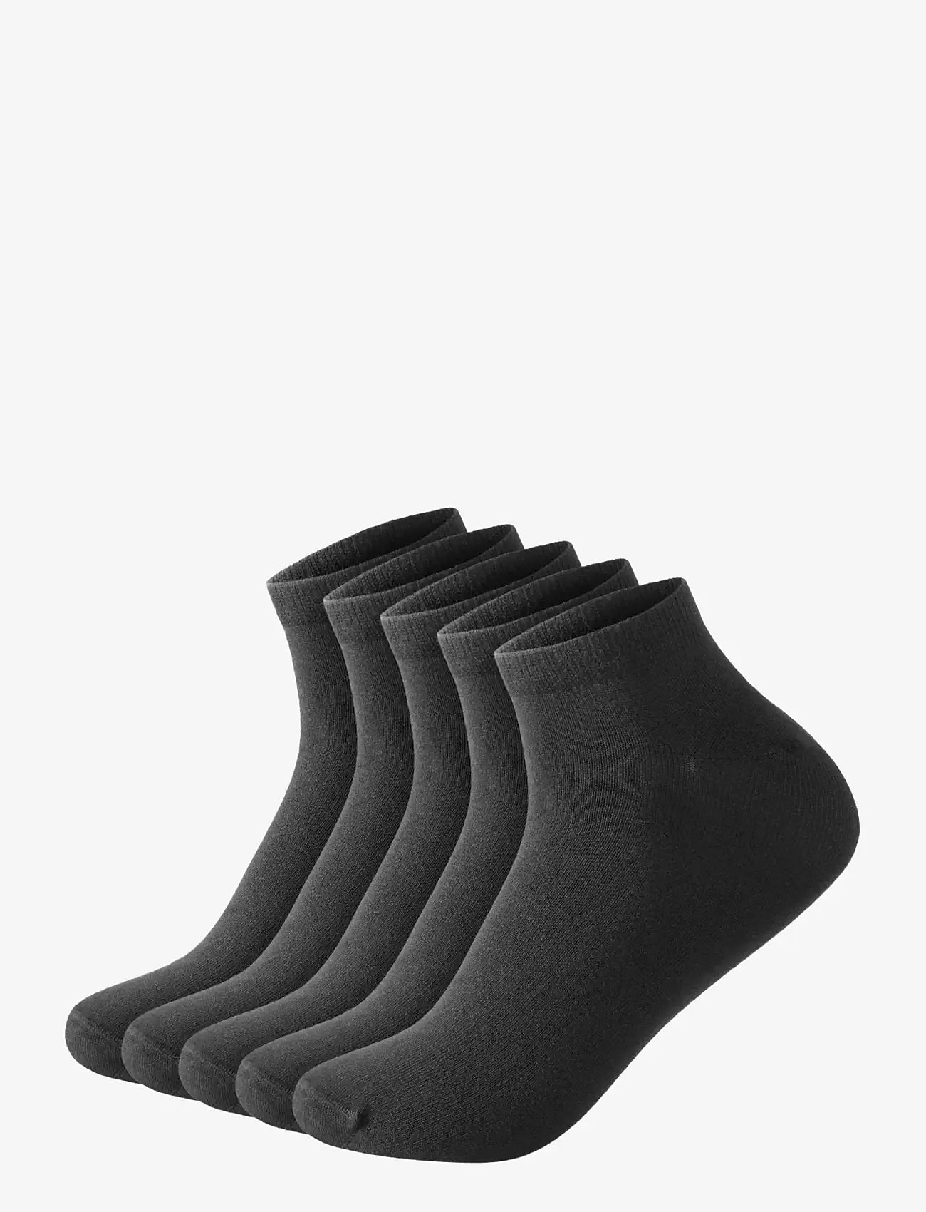 Lindbergh - 5 pack bamboo low cut sock - multipack socks - black - 0