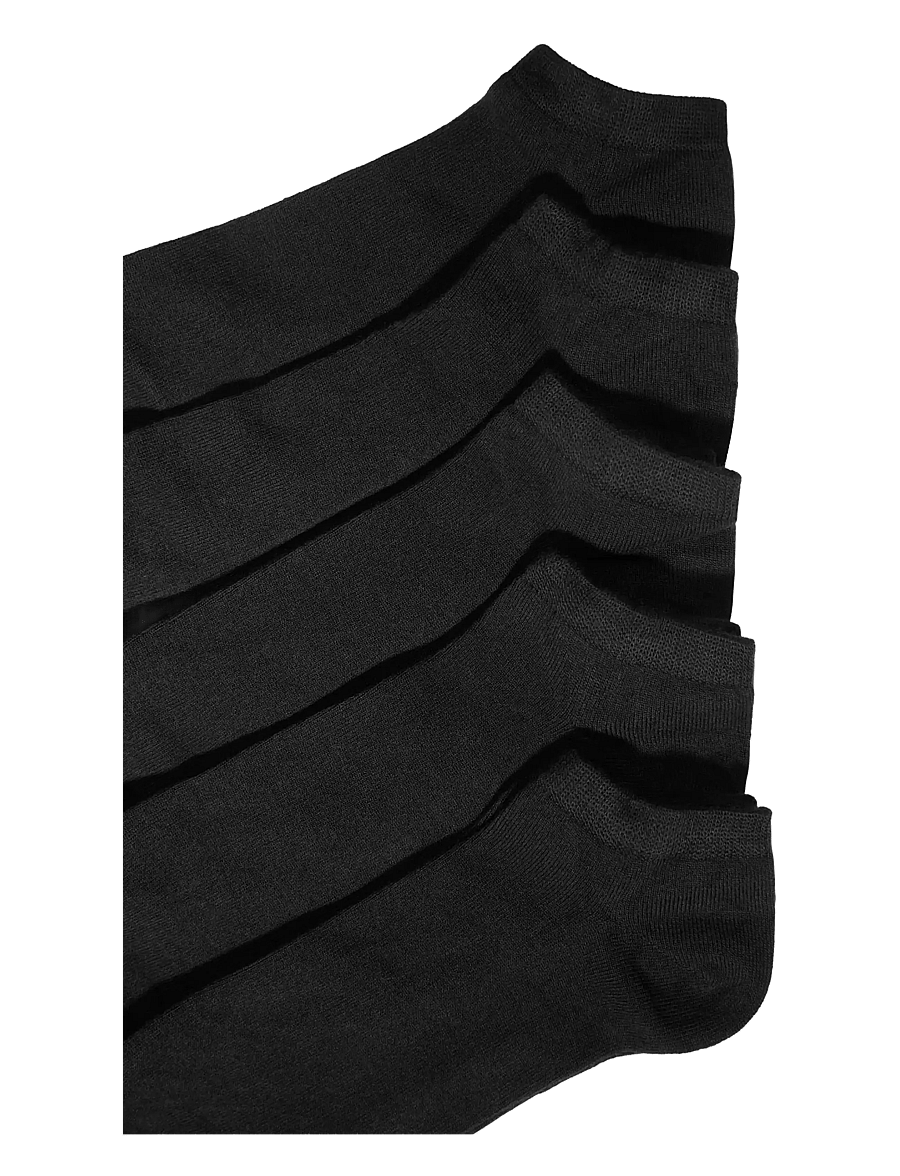Lindbergh - 5 pack bamboo low cut sock - socken im multipack - black - 4