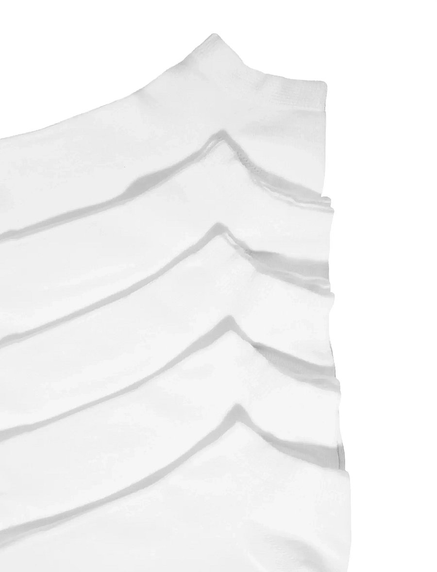 Lindbergh - 5 pack bamboo low cut sock - sukat monipakkauksessa - white - 4