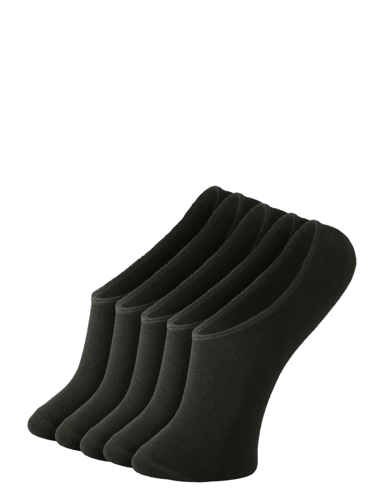 Lindbergh 5 Pack Bamboo Socklet, 40-41, Black, Sokker > Ankelstrømper, Herre