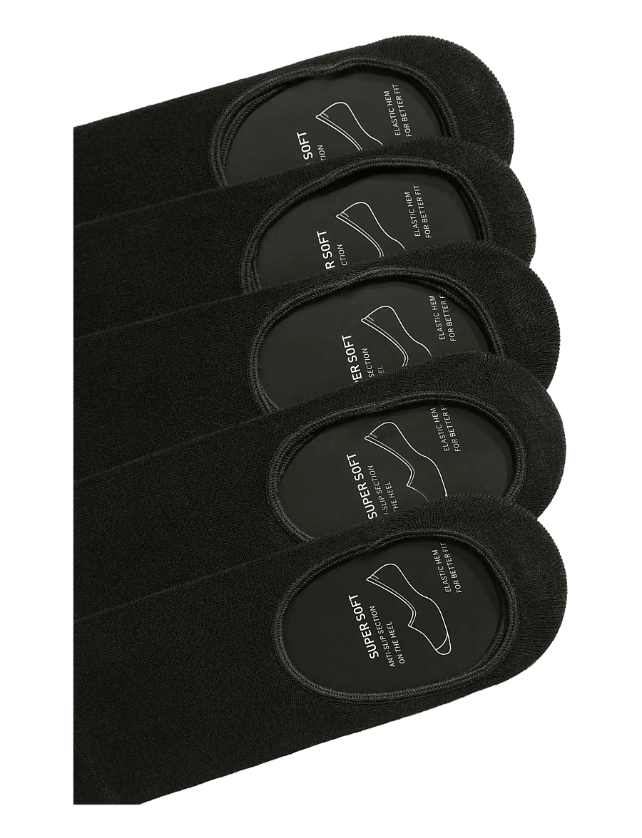 Lindbergh - 5 pack bamboo socklet - multipack socks - black - 4