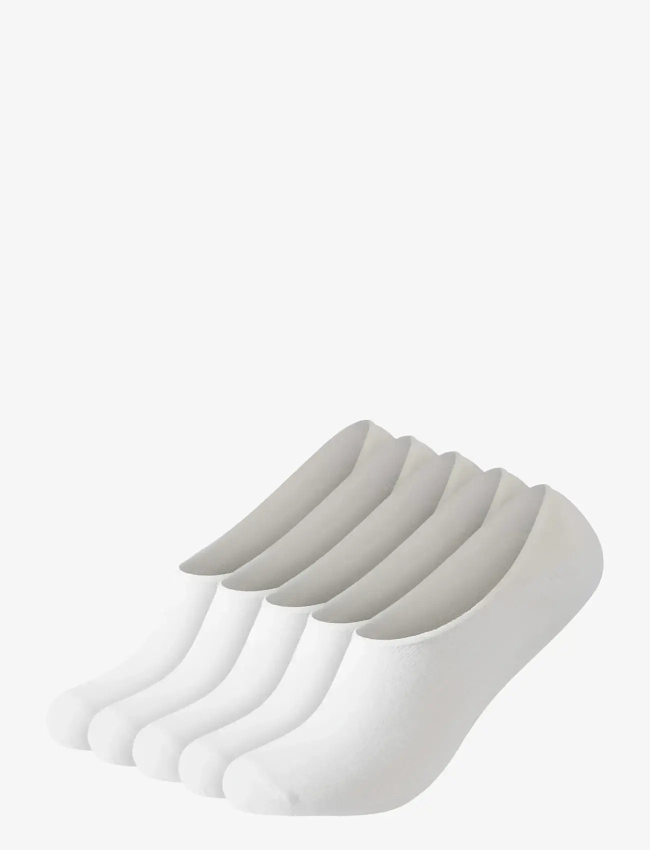 Lindbergh - 5 pack bamboo socklet - lägsta priserna - white - 0