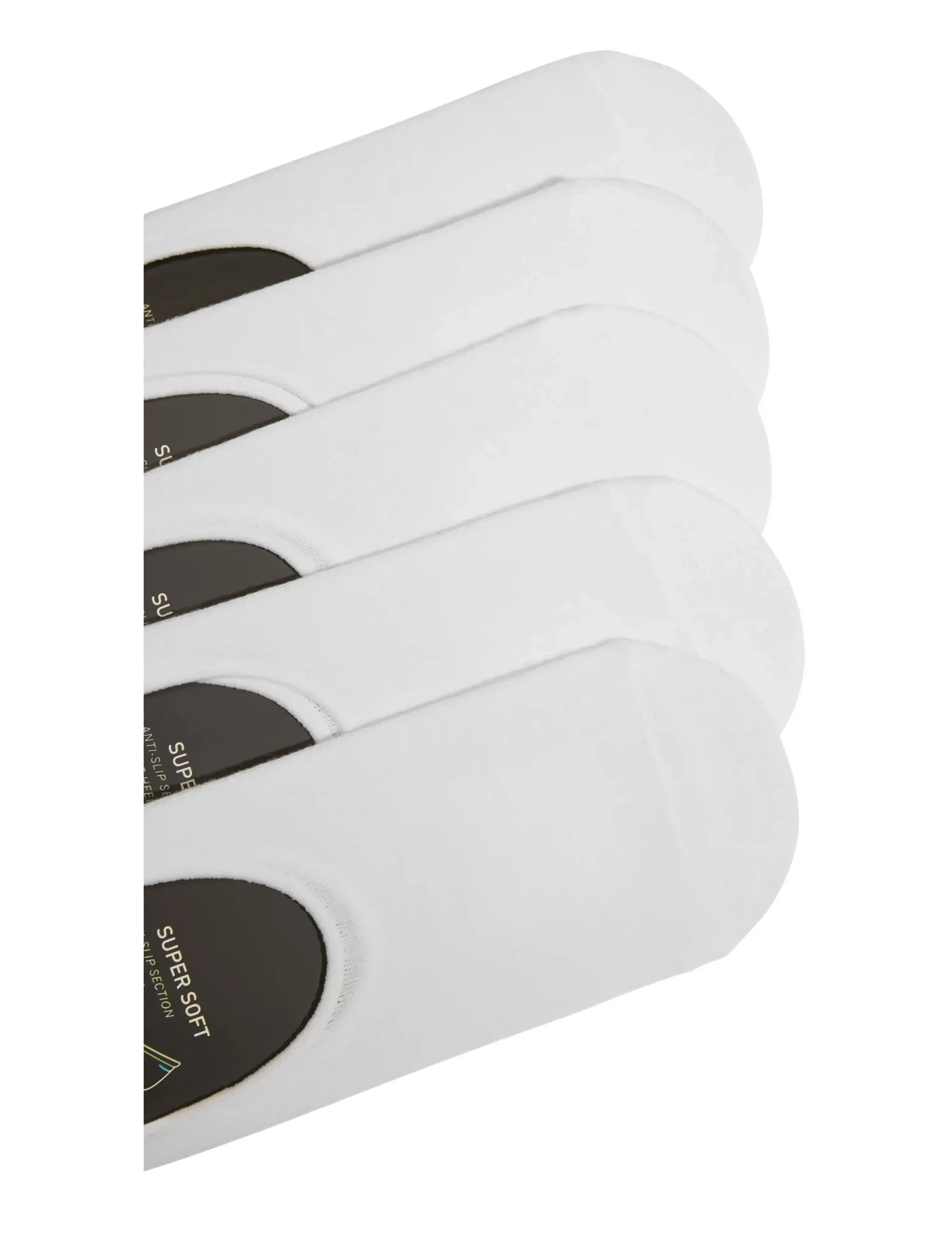 Lindbergh - 5 pack bamboo socklet - sokkide mitmikpakk - white - 3