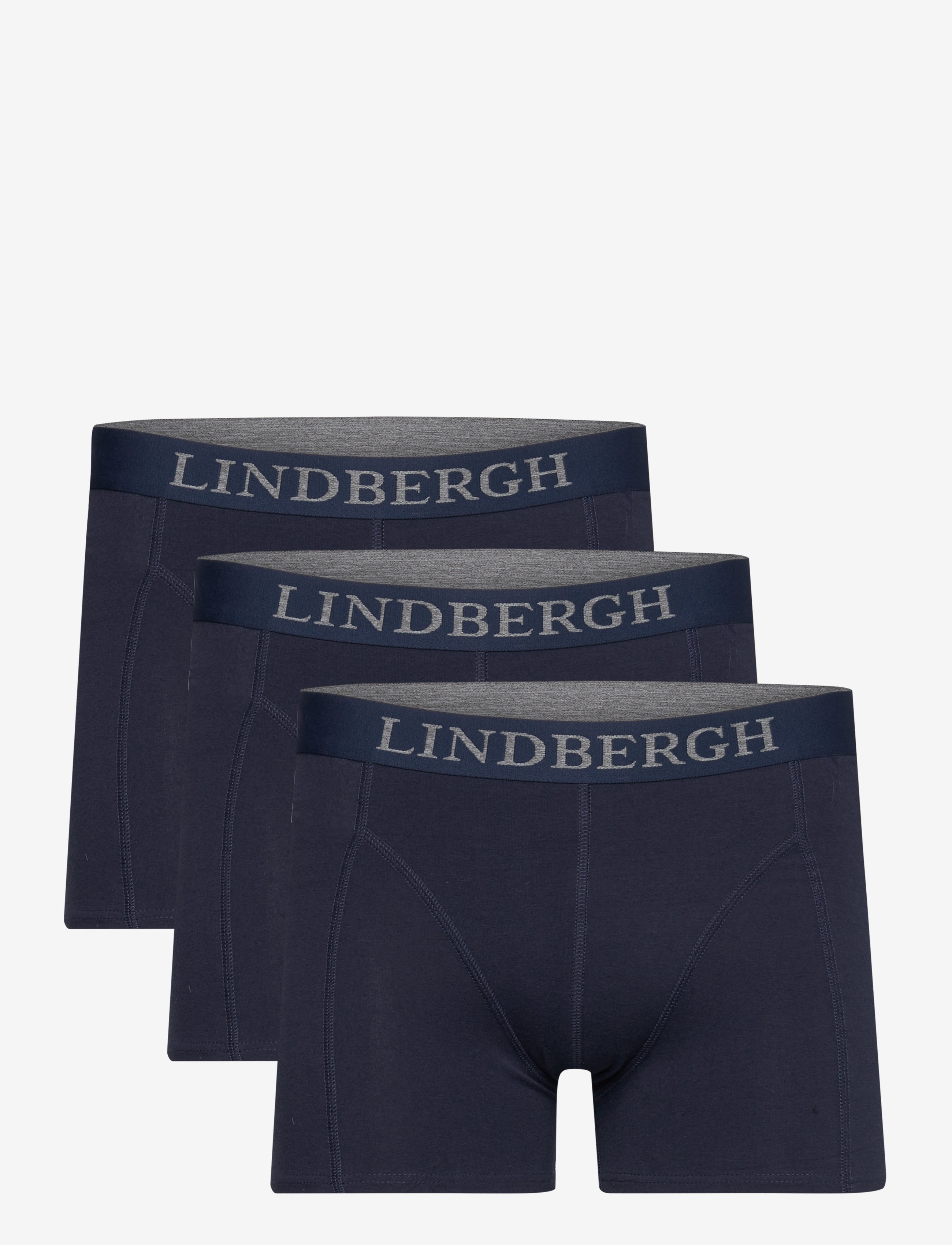 Lindbergh 3 Pack Tights, Mænd, 3-Pak Boxershorts, Navy, Str: XXXL