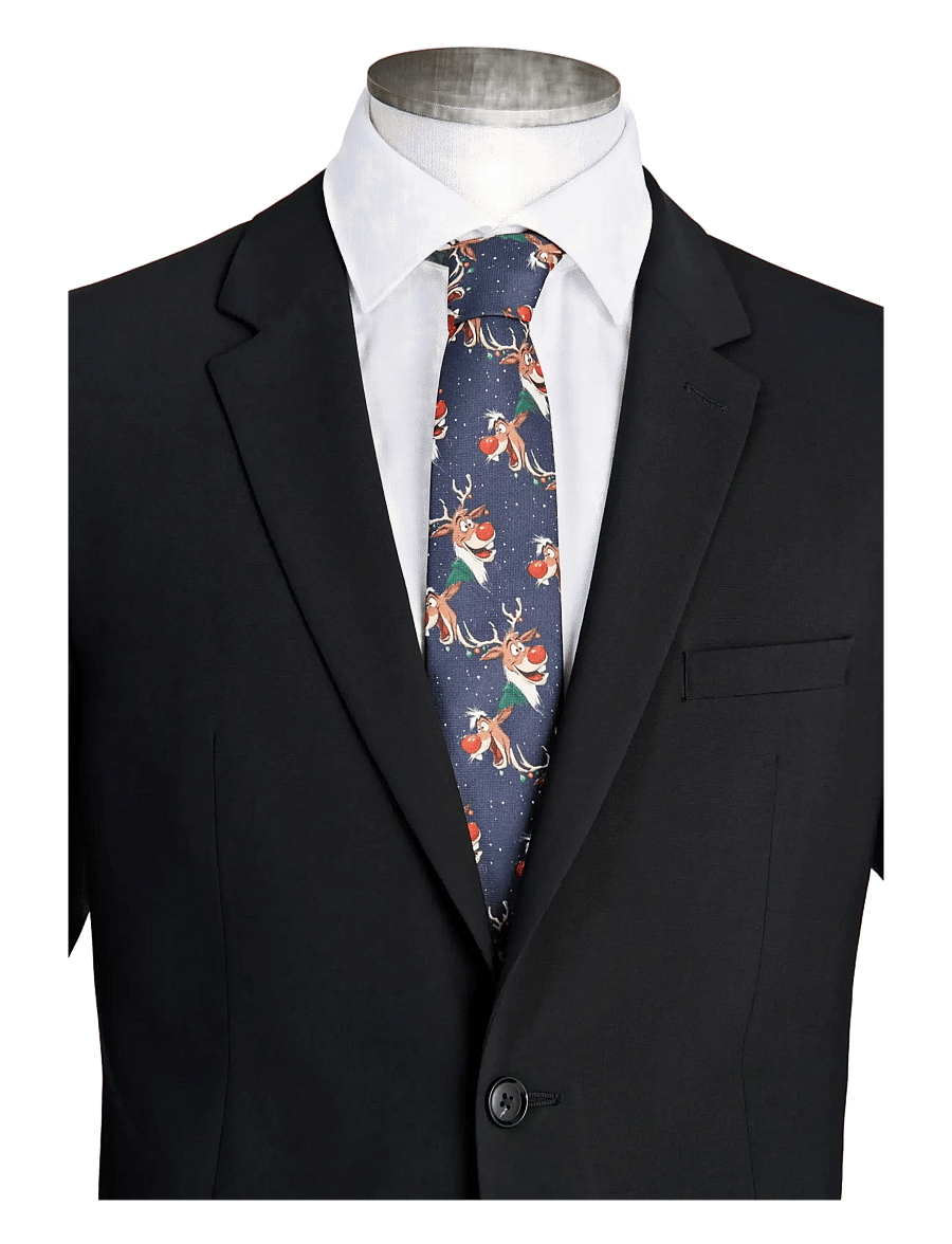 Lindbergh - Christmas Tie - lipsud - dk blue - 0
