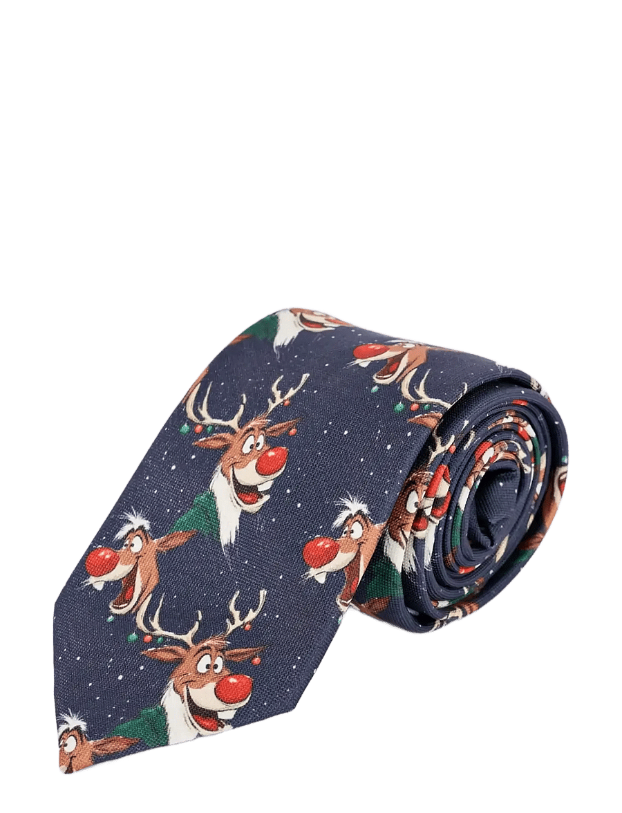 Lindbergh - Christmas Tie - lipsud - dk blue - 1