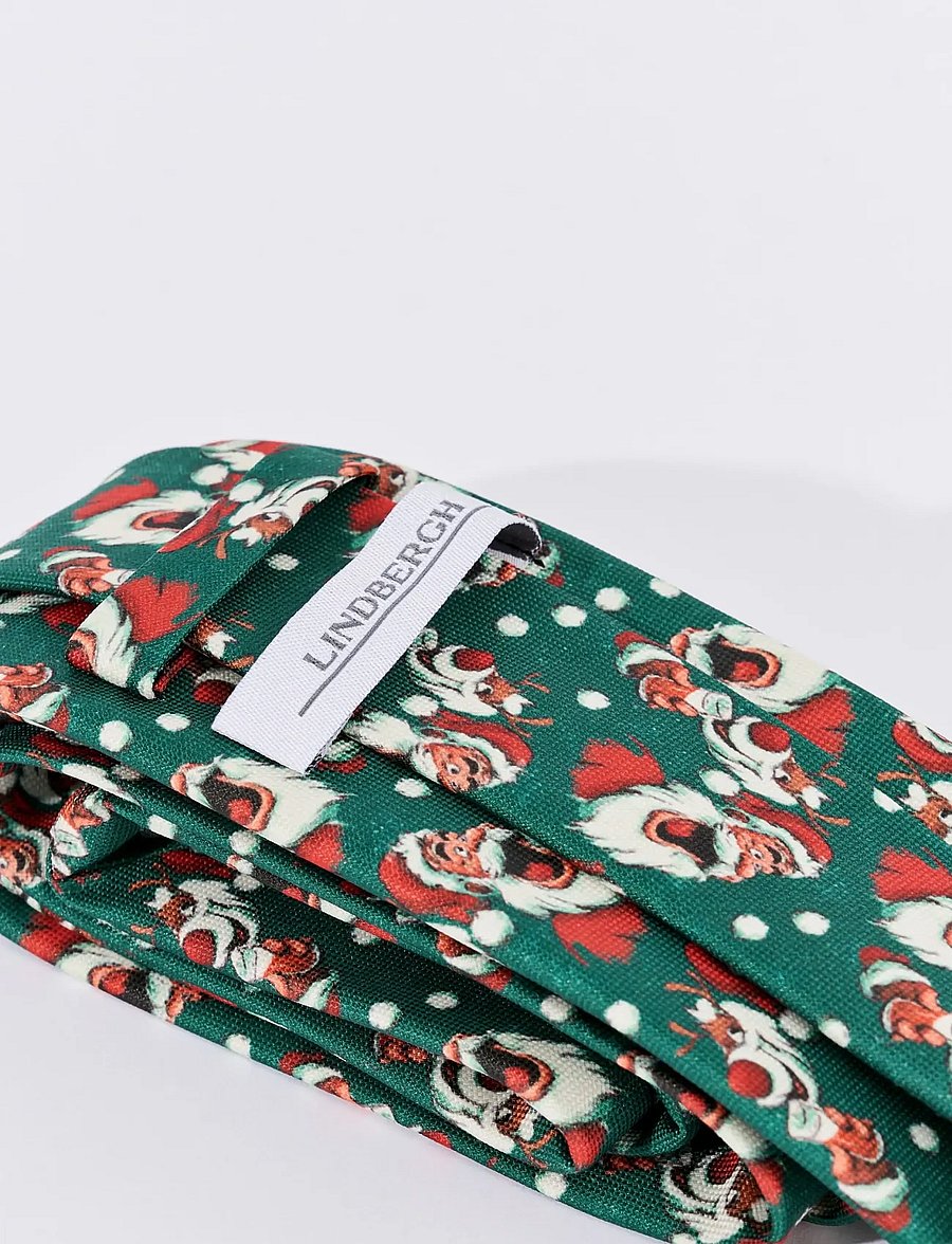 Lindbergh - Christmas Tie - krawatten - green - 2
