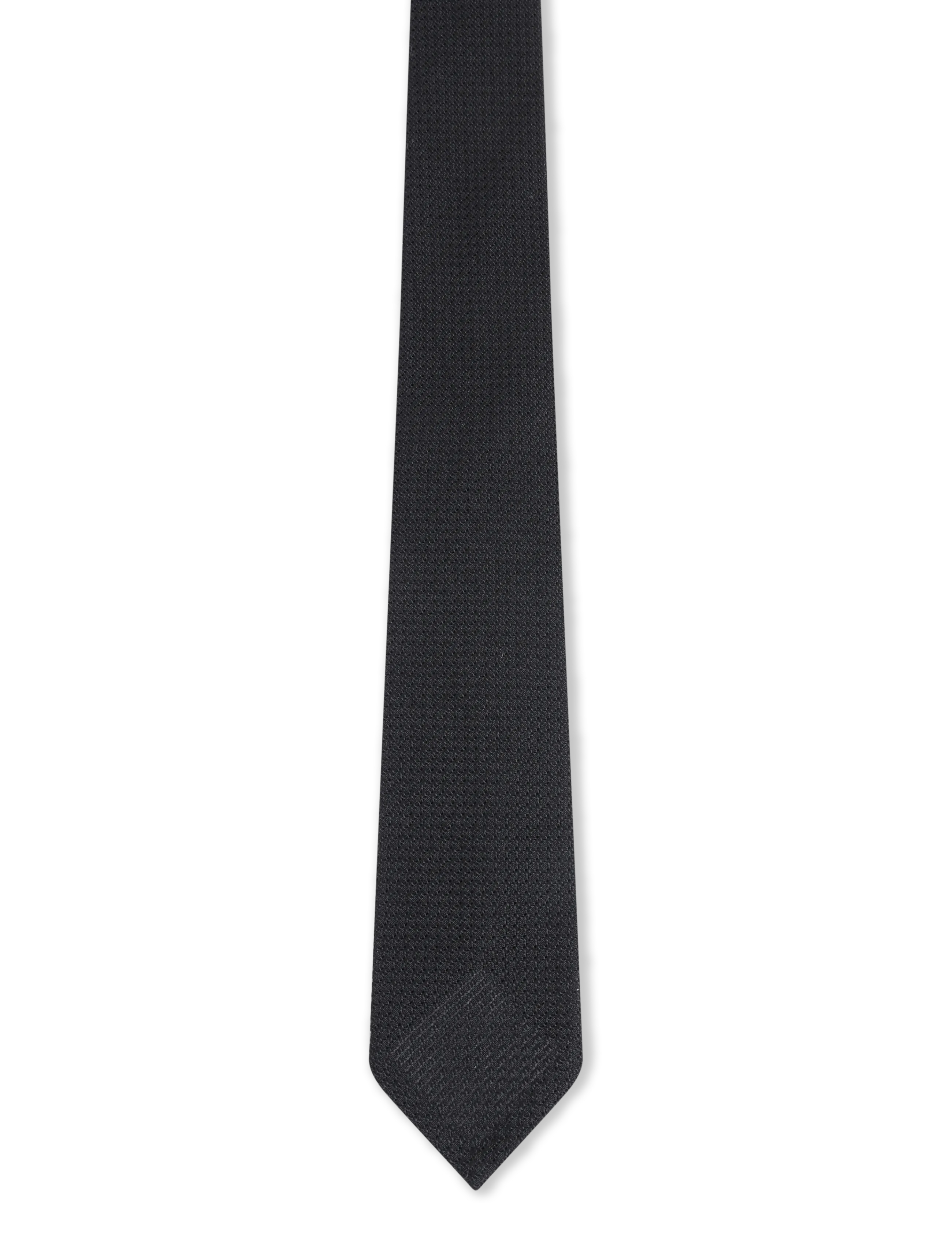 Lindbergh Unlined grenadine tie 7,5 cm - Ties & Accessories - MOCCA / brown