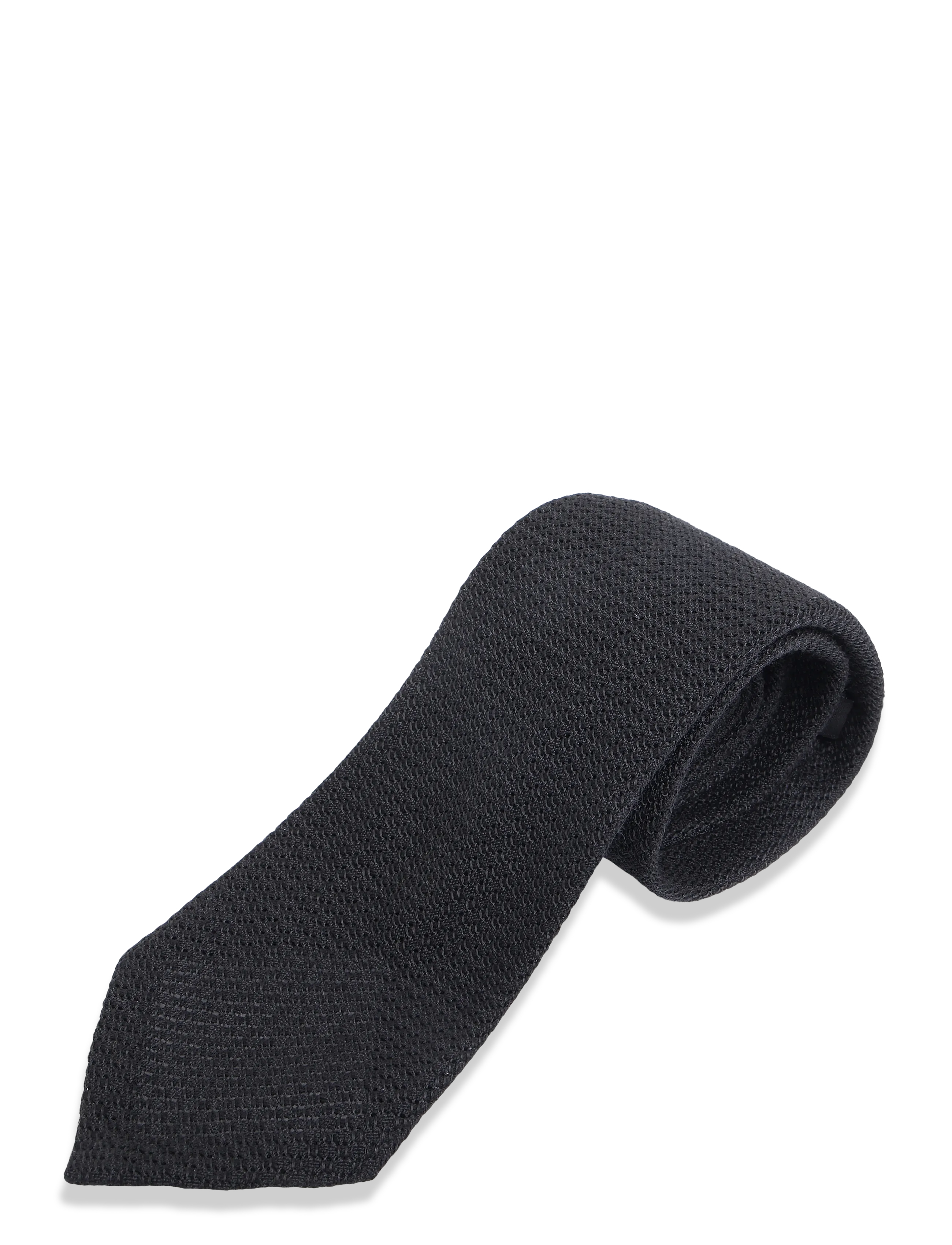 Lindbergh - Unlined grenadine tie 7,5 cm - slips - mocca - 2