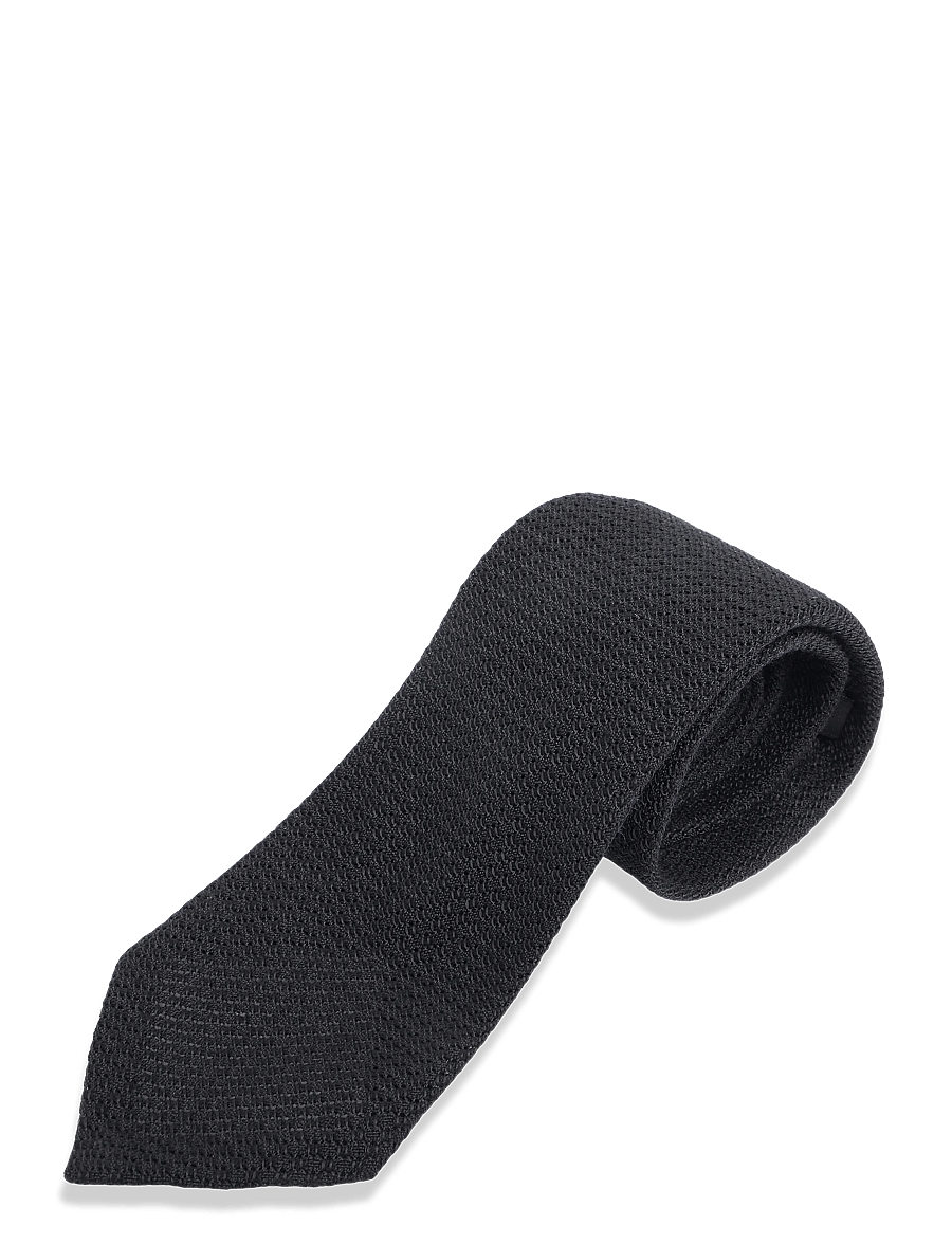 Lindbergh - Unlined grenadine tie 7,5 cm - slips - mocca - 2