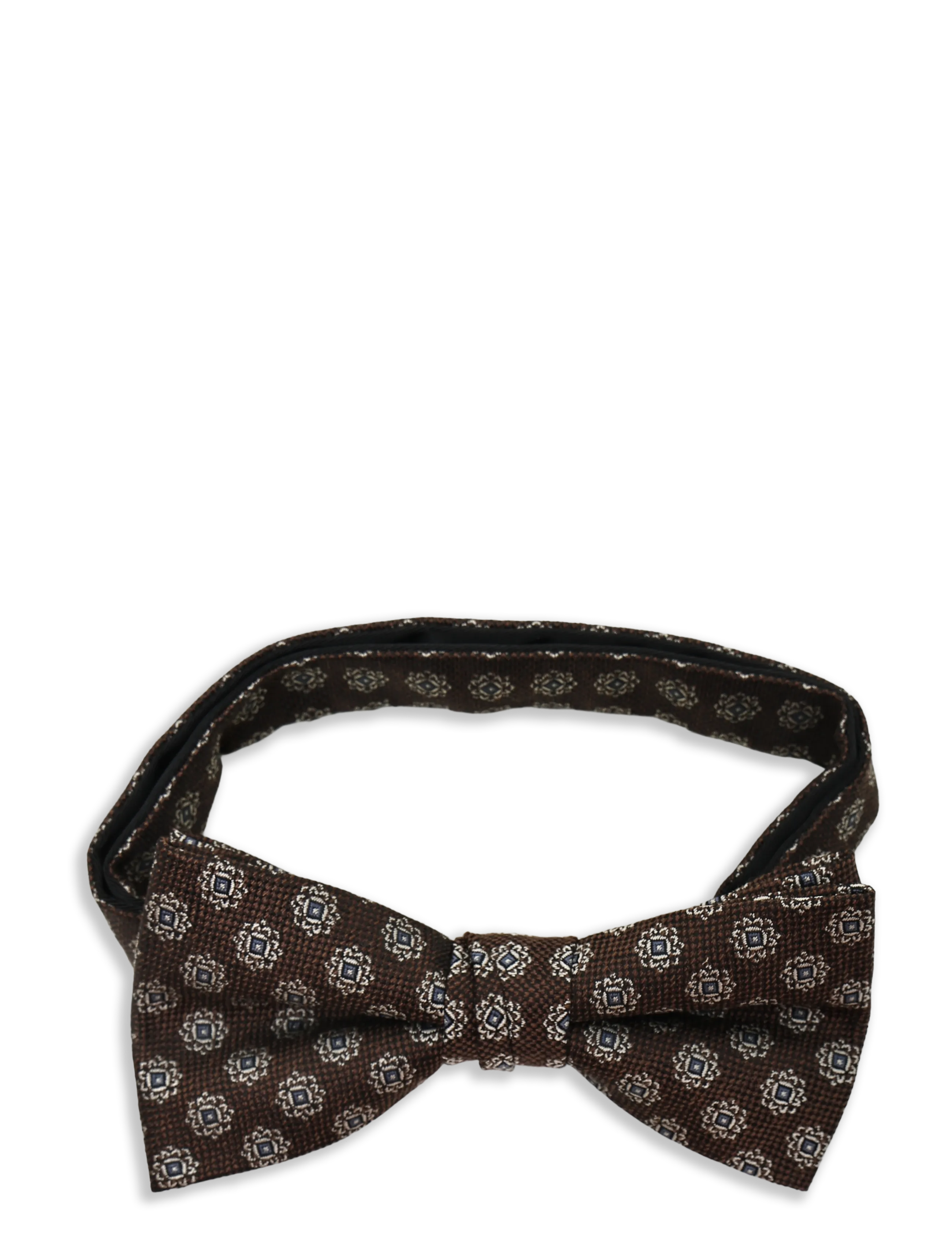 Lindbergh Bow tie with pattern - Valentines - BROWN / brown