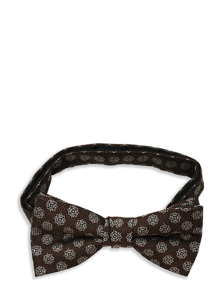 Lindbergh - Bow tie with pattern - fliegen - brown - 0