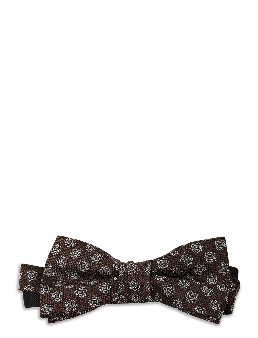 Lindbergh - Bow tie with pattern - fliegen - brown - 2