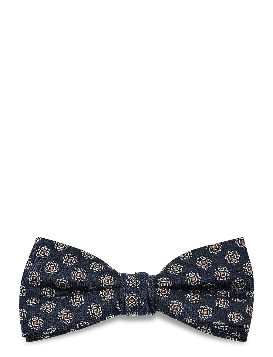 Lindbergh - Bow tie with pattern - bow ties - dk blue - 0