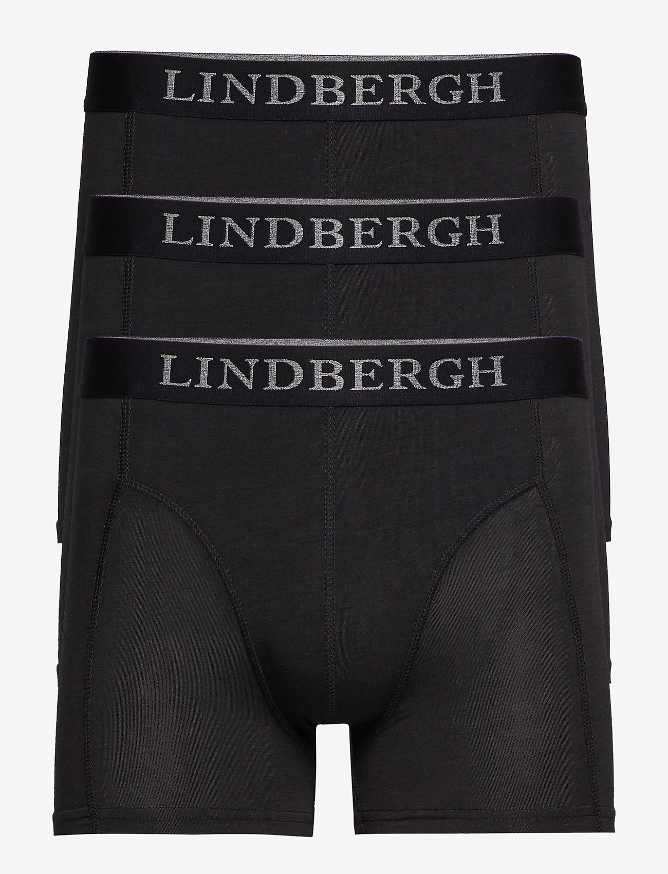 Lindbergh - Basic bamboo boxers 3 pack - kelnaitės - black - 0