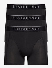 Lindbergh - Basic bamboo boxers 3 pack - kelnaitės - black - 0