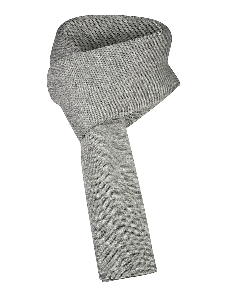 Lindbergh - Knit scarf - winter scarves - lt grey mel - 0