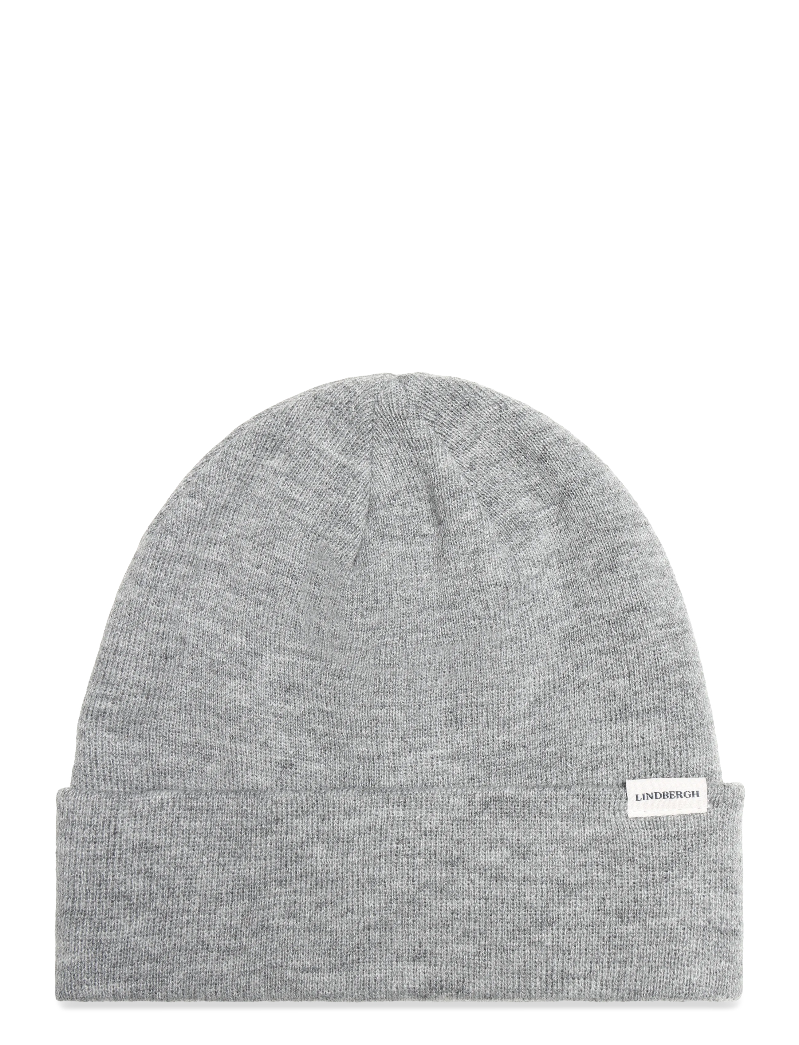 Lindbergh Beanie - Asusteet - LT GREY MEL / grey