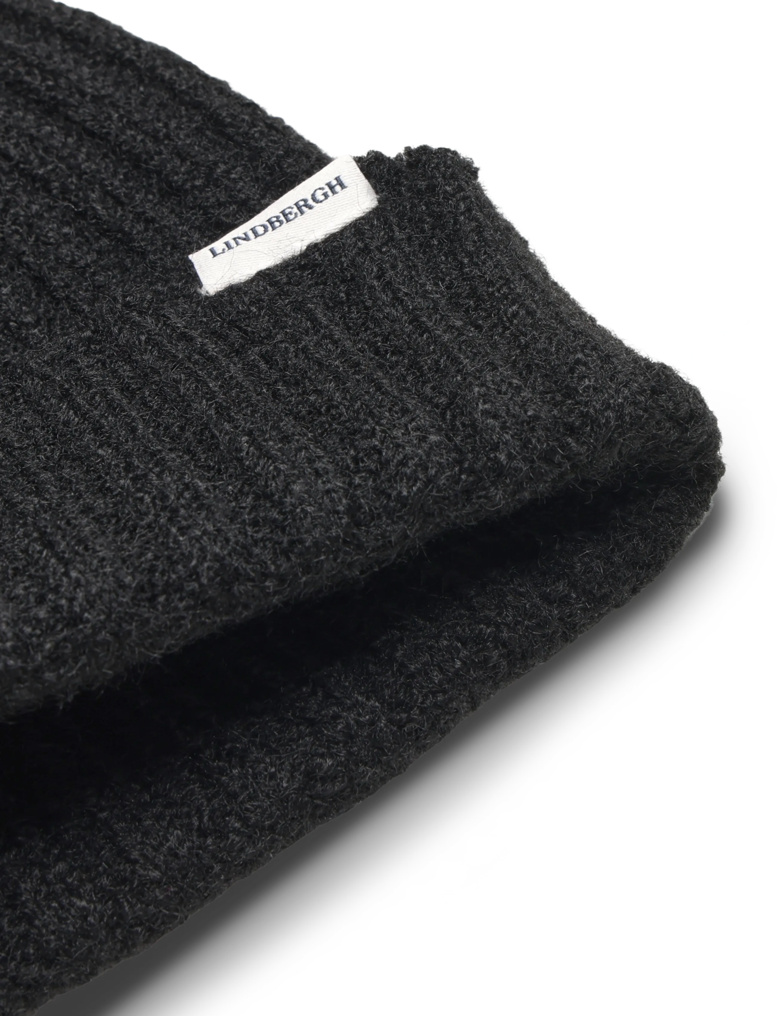 Lindbergh - Knit beanie - aksessuaarid - black - 2