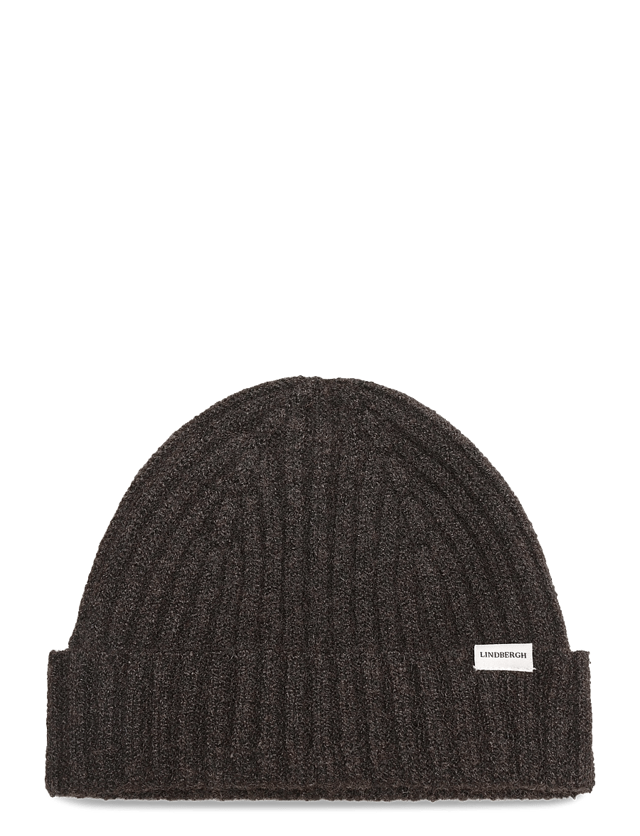 Lindbergh - Knit beanie - mallistot - brown mel - 0