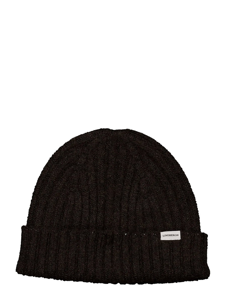 Lindbergh - Knit beanie - collections - brown mel - 0