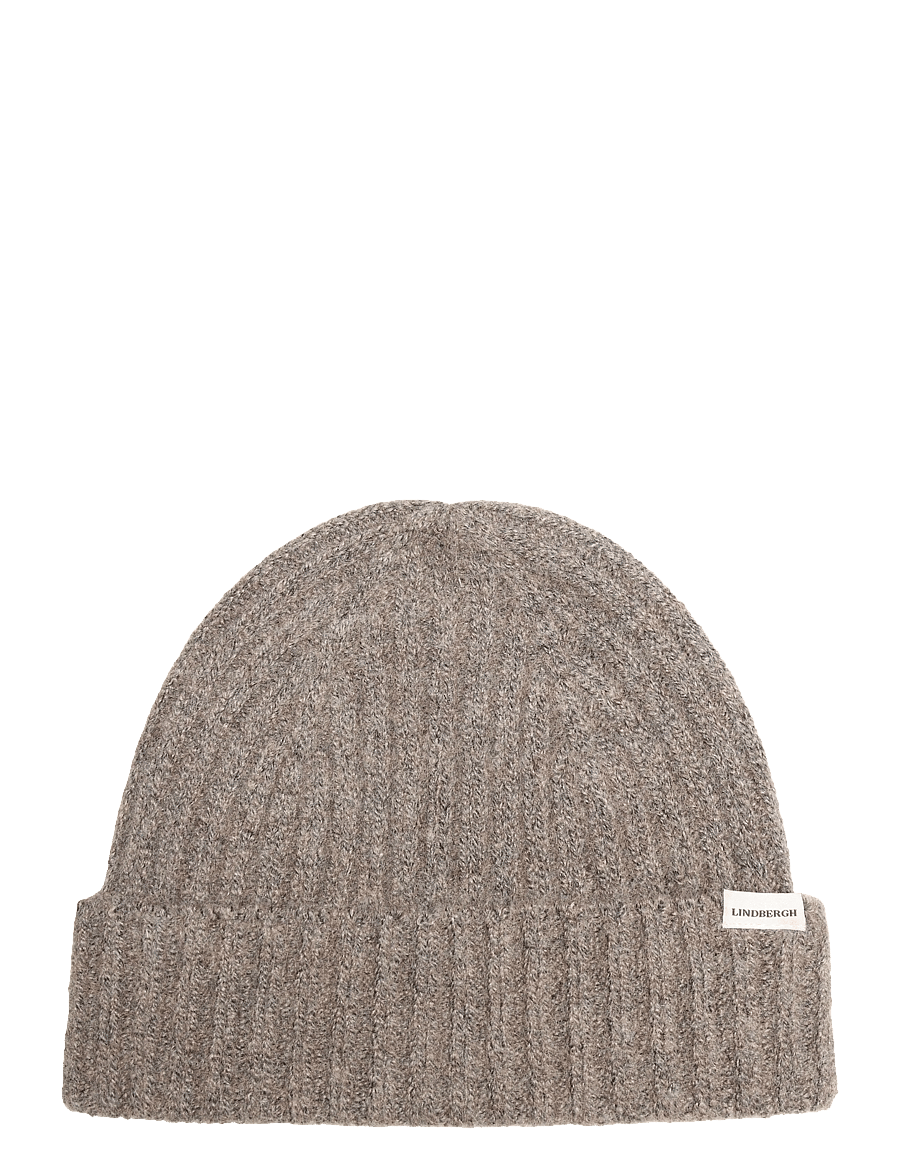 Lindbergh - Knit beanie - collections - dk sand mel - 0