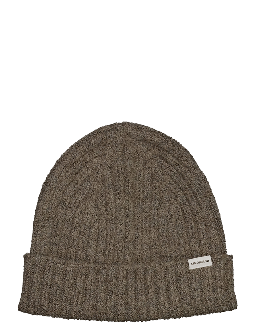 Lindbergh - Knit beanie - collections - dk sand mel - 0