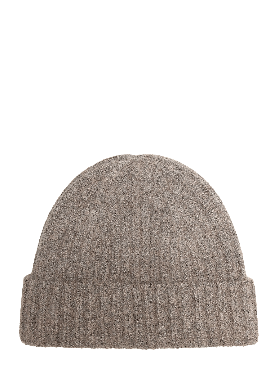 Lindbergh - Knit beanie - collections - dk sand mel - 1