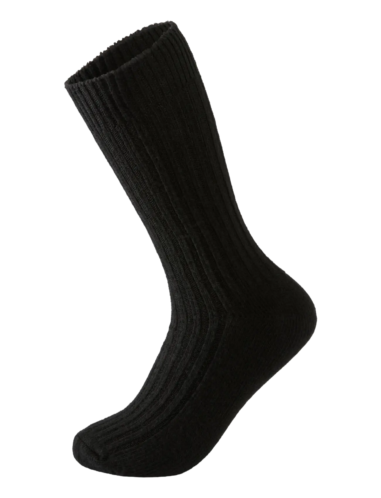 Lindbergh Merino wool sock - Kollektionen - BLACK / black